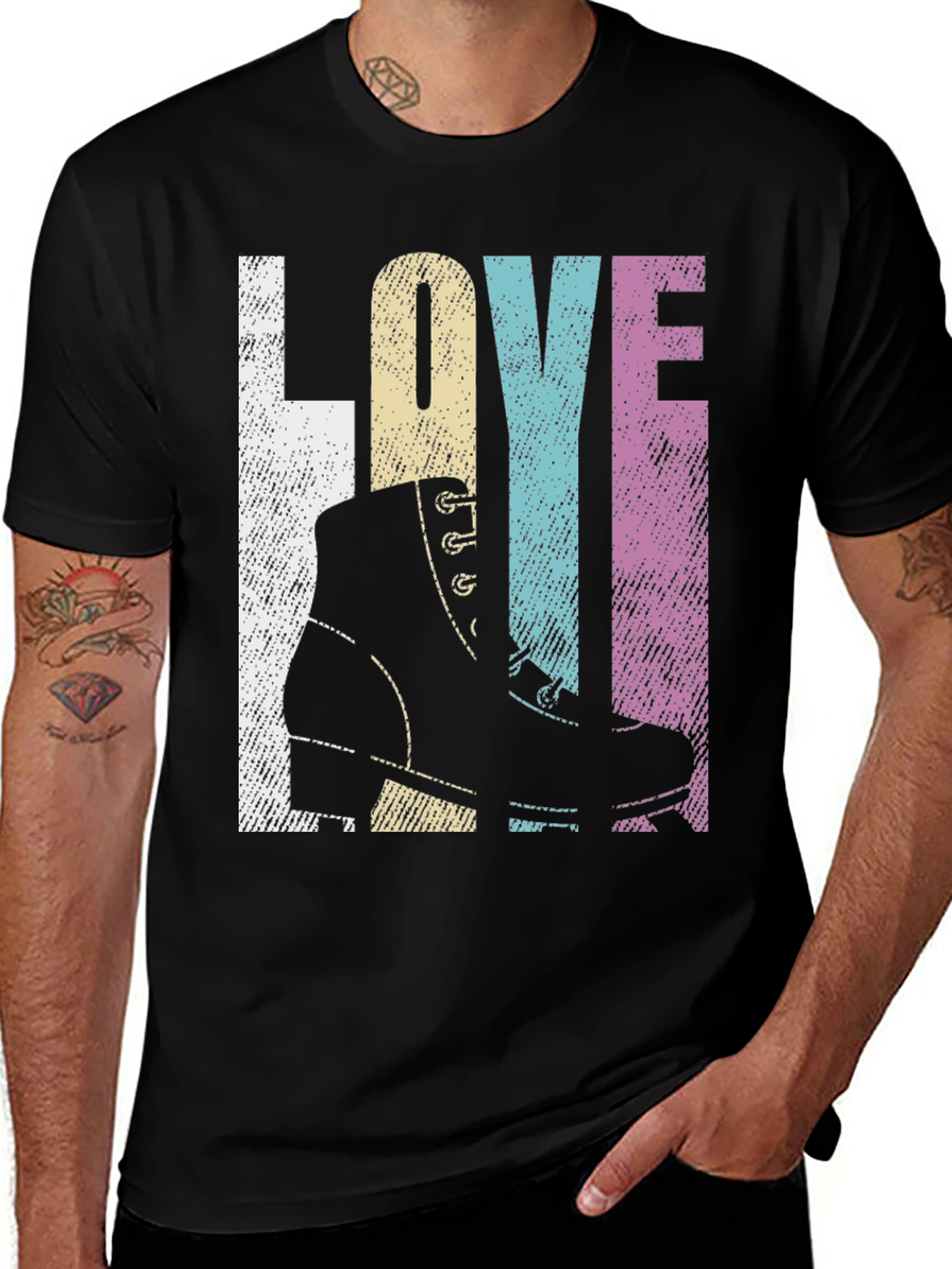Variant 20 of Love Roller Skate Graphic Tee