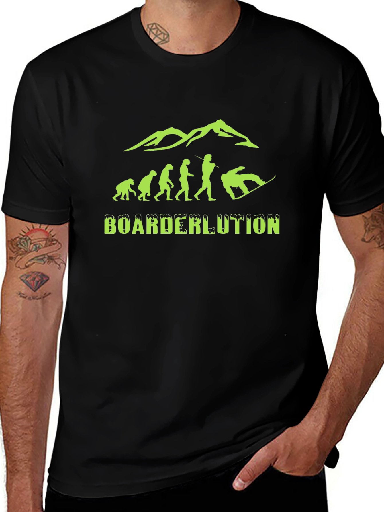 Variant 8 of Boarderlution Evolution T-Shirt