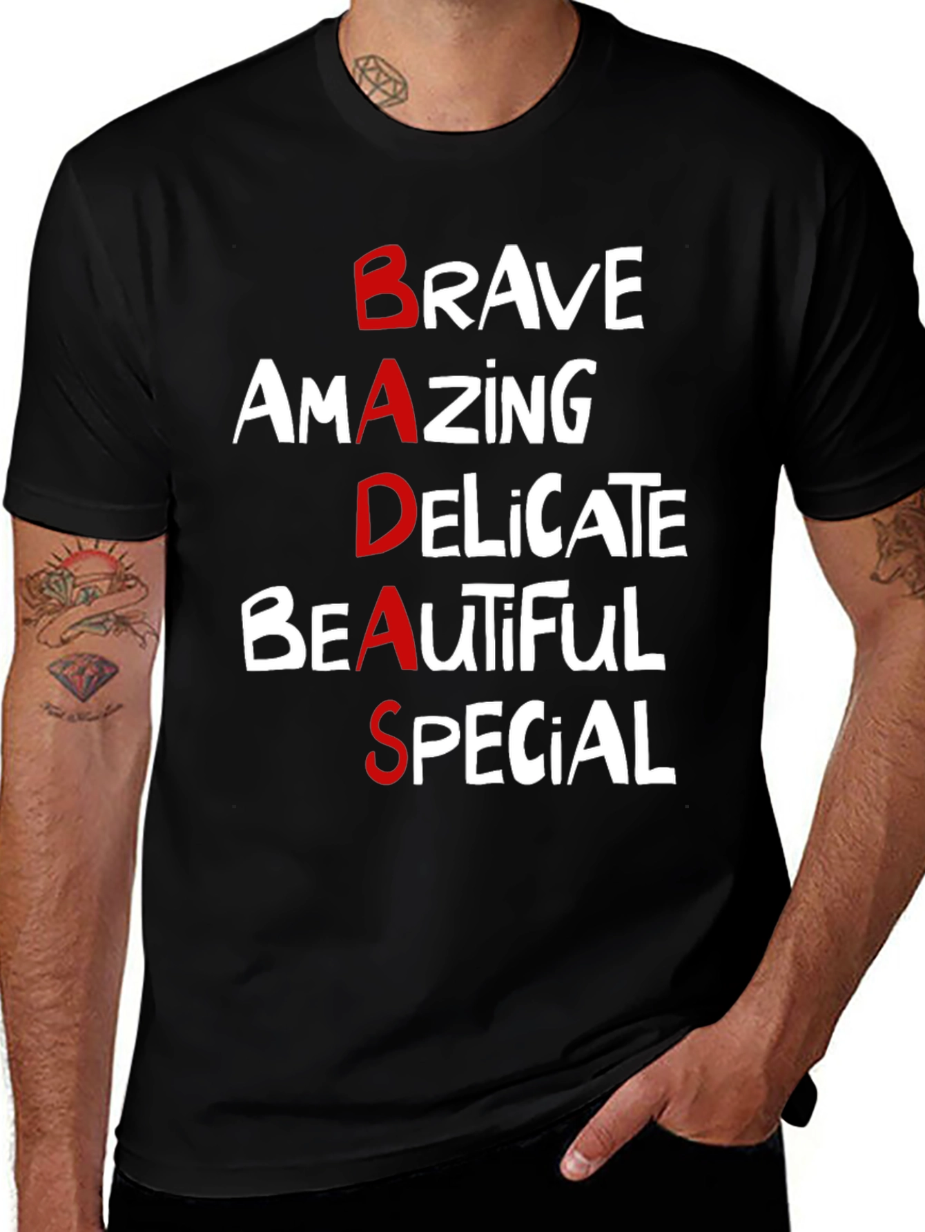 Brave Amazing T-Shirt:  Inspirational Graphic Tee