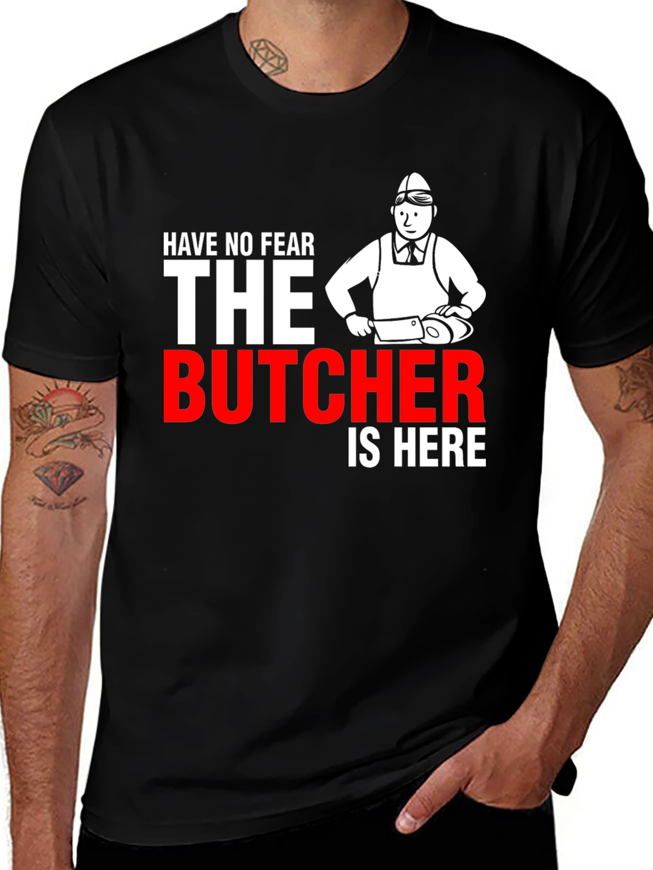 Variant 12 of Butcher T-Shirt - Funny Butcher Graphic Tee