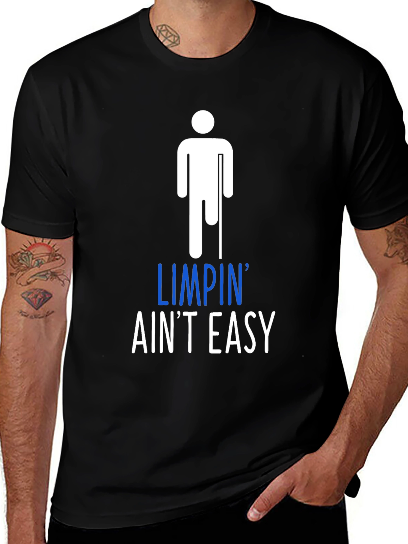 Variant 14 of Limpin' Ain't Easy Graphic T-Shirt