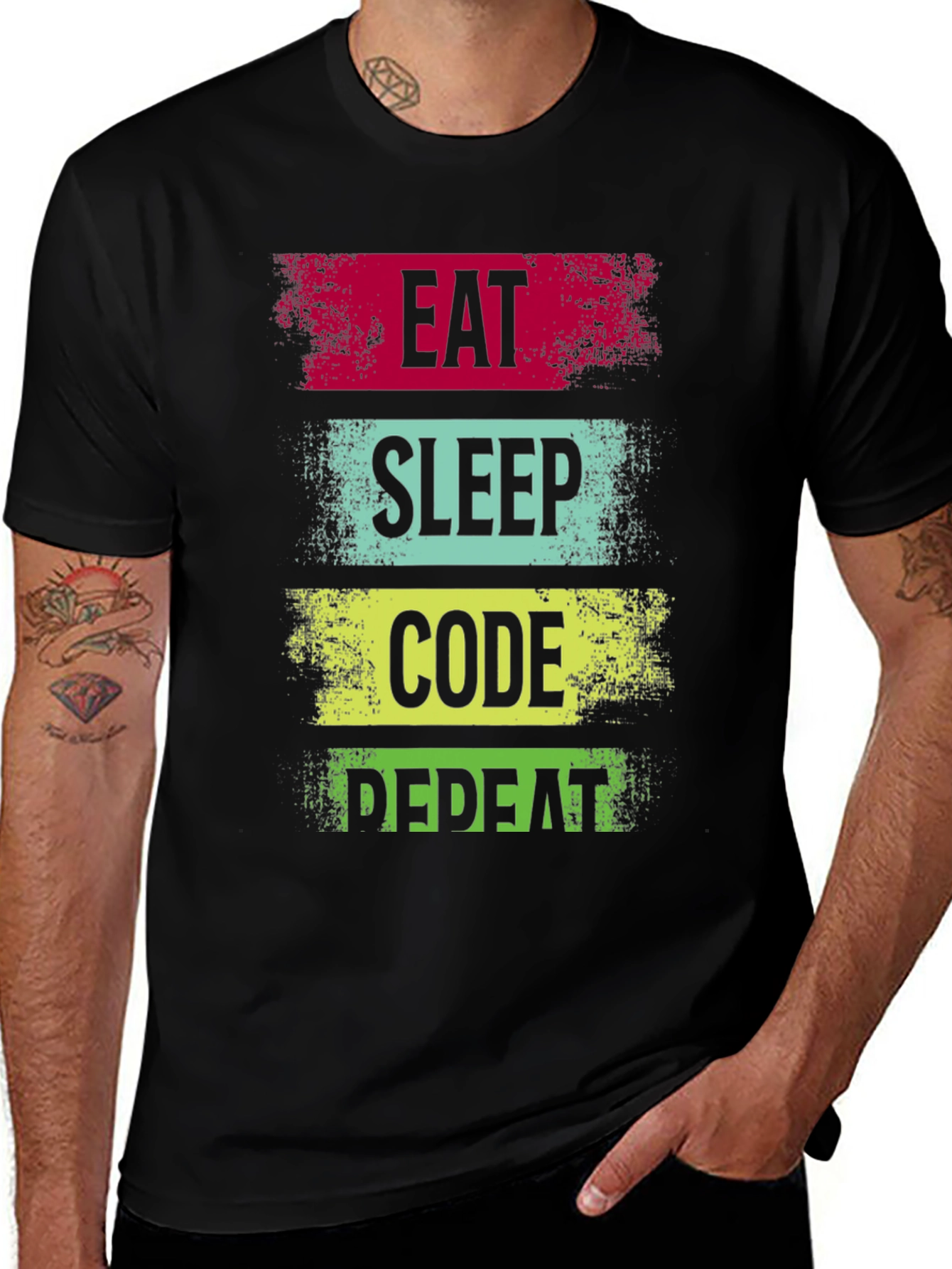 Eat Sleep Code Repeat Programmer T-Shirt