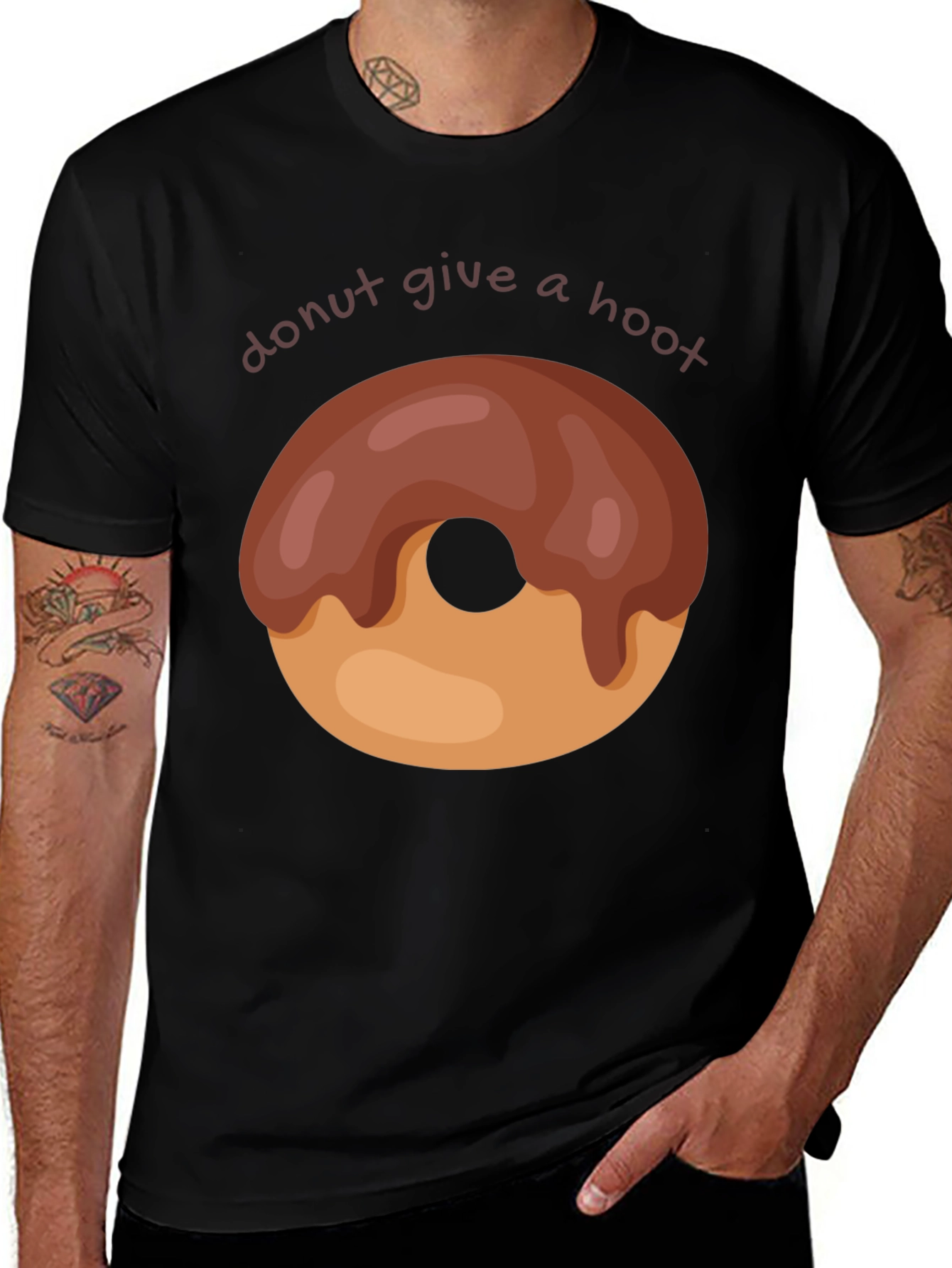 Variant 5 of Donut Give a Hoot Graphic Tee