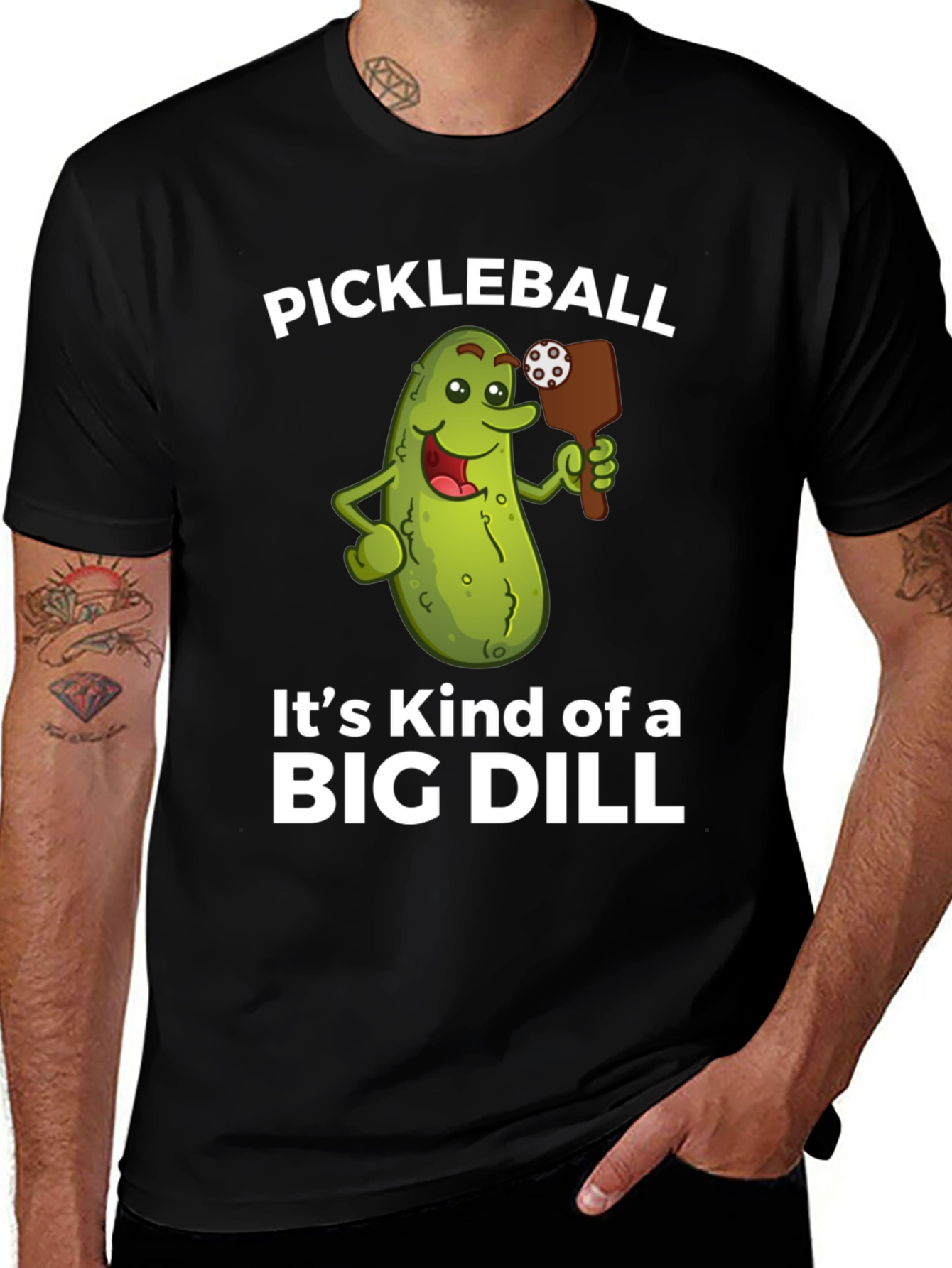 Variant 17 of Pickleball Big Dill Graphic T-Shirt