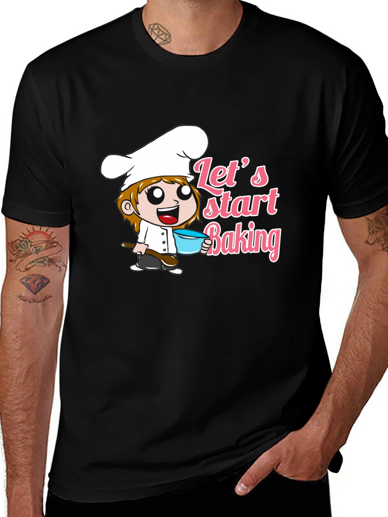 Variant 30 of Let's Start Baking Chef T-Shirt