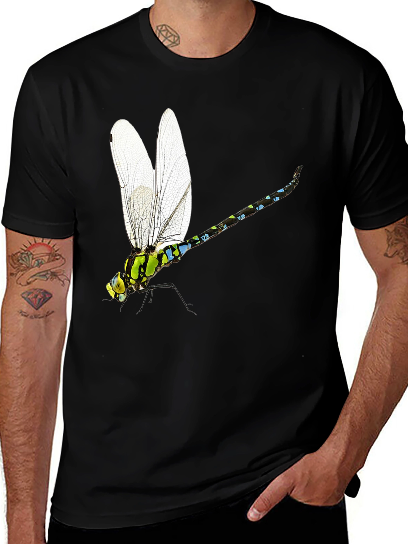 Variant 29 of Dragonfly Graphic T-Shirt - Unique Insect Design