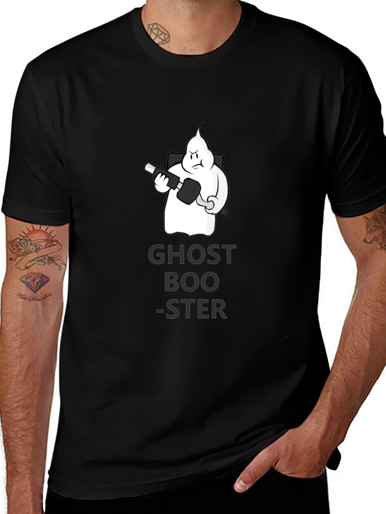 Variant 28 of Ghost BOO-STER Black T-Shirt