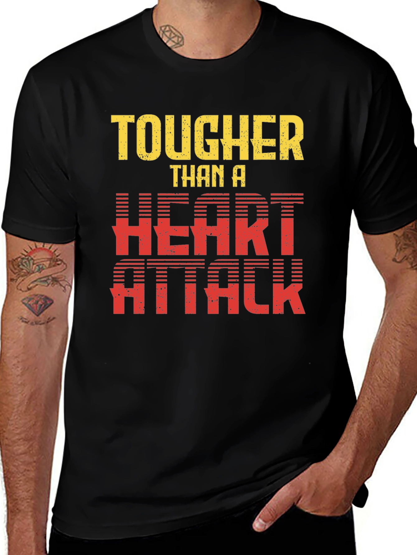 Variant 9 of Tougher Than a Heart Attack Graphic Tee