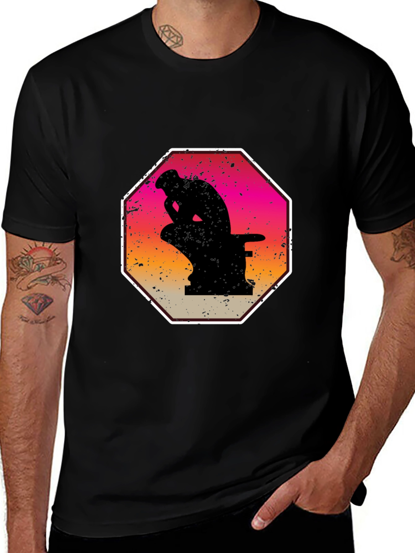 Variant 30 of The Thinker T-Shirt - Philosophy Tee