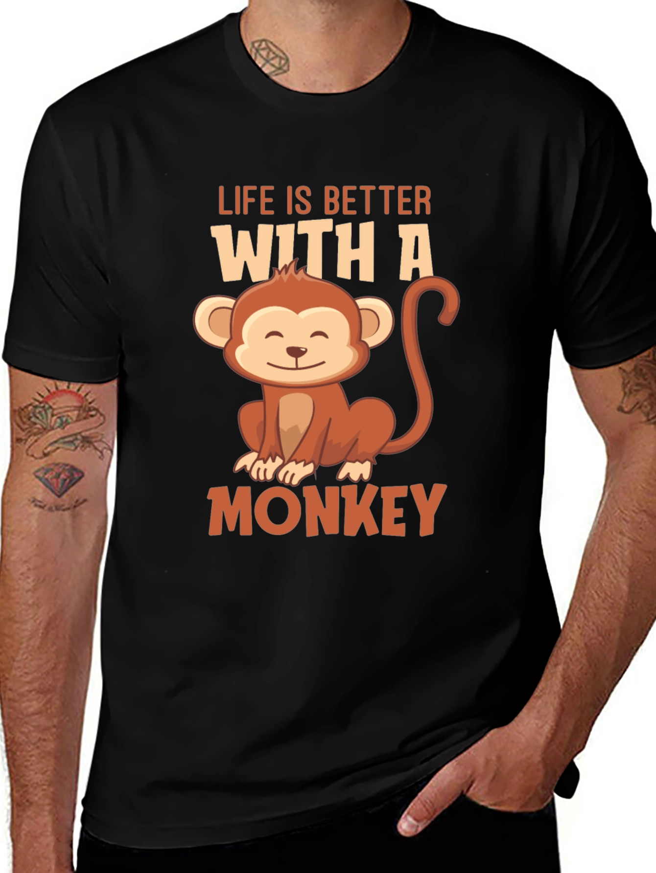 Variant 26 of Life Is Better With A Monkey T-Shirt