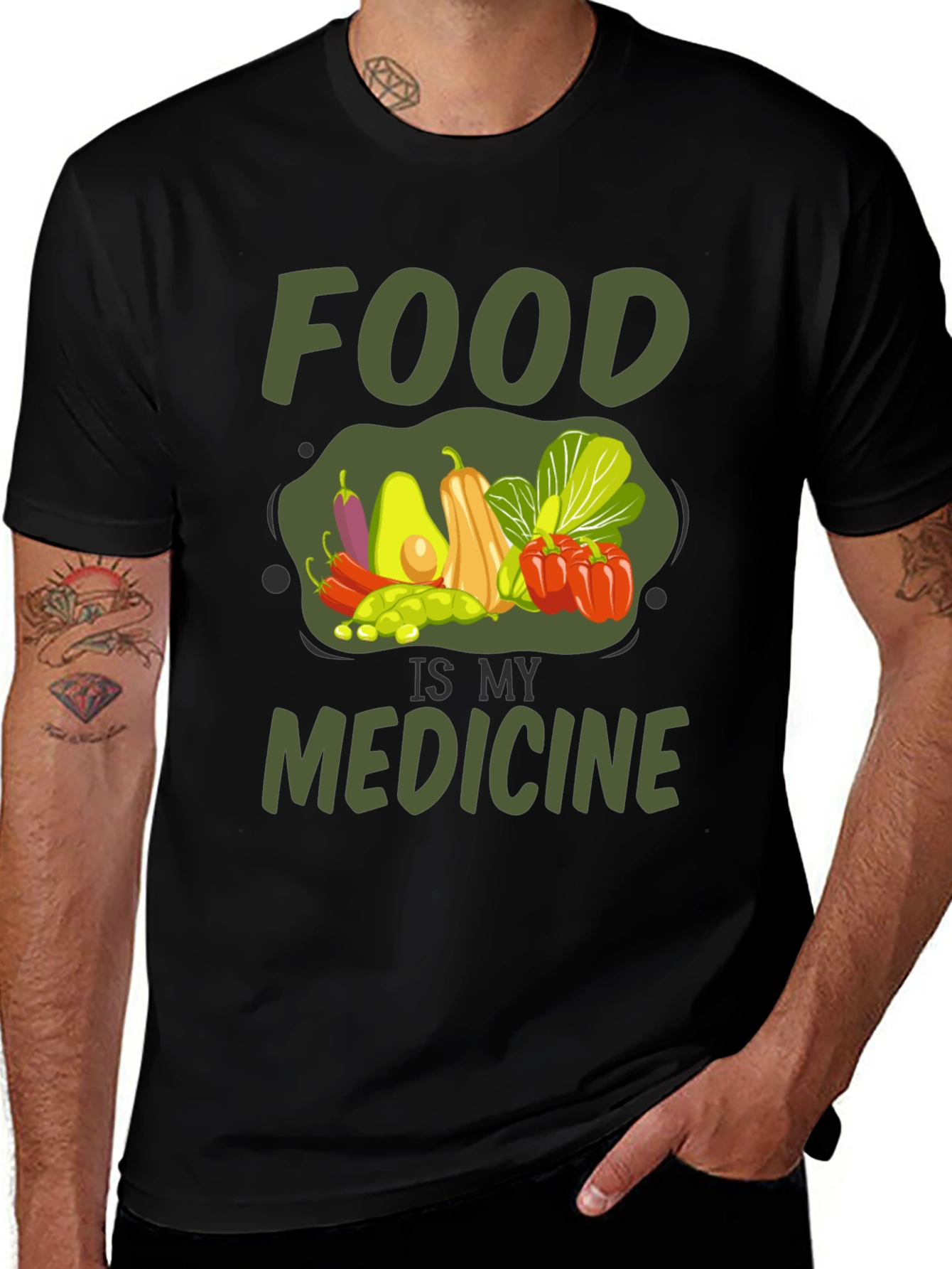 Food Is My Medicine Graphic T-Shirt