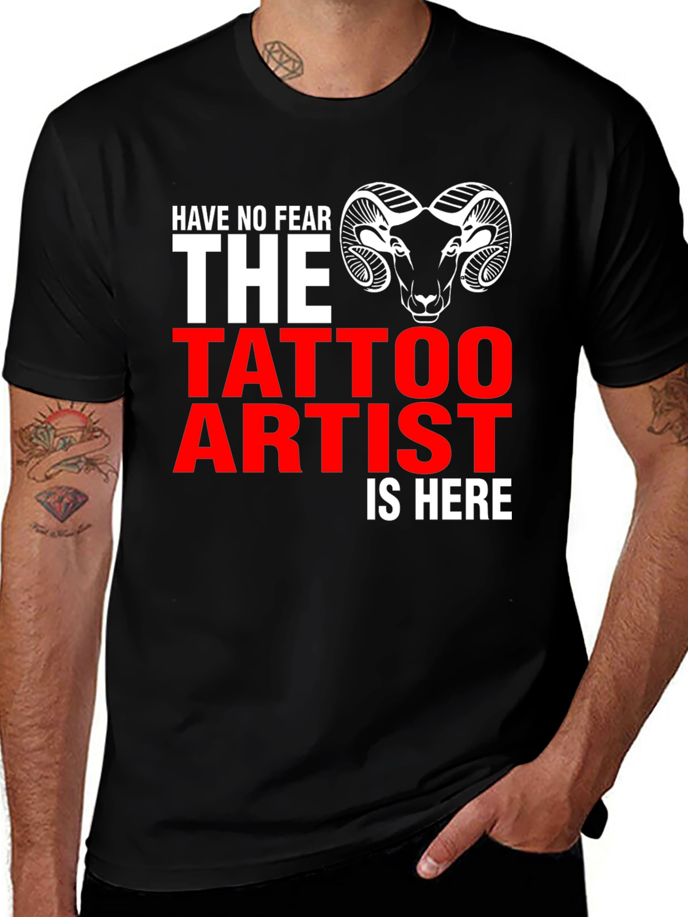 Variant 15 of Tattoo Artist Graphic Tee - Have No Fear