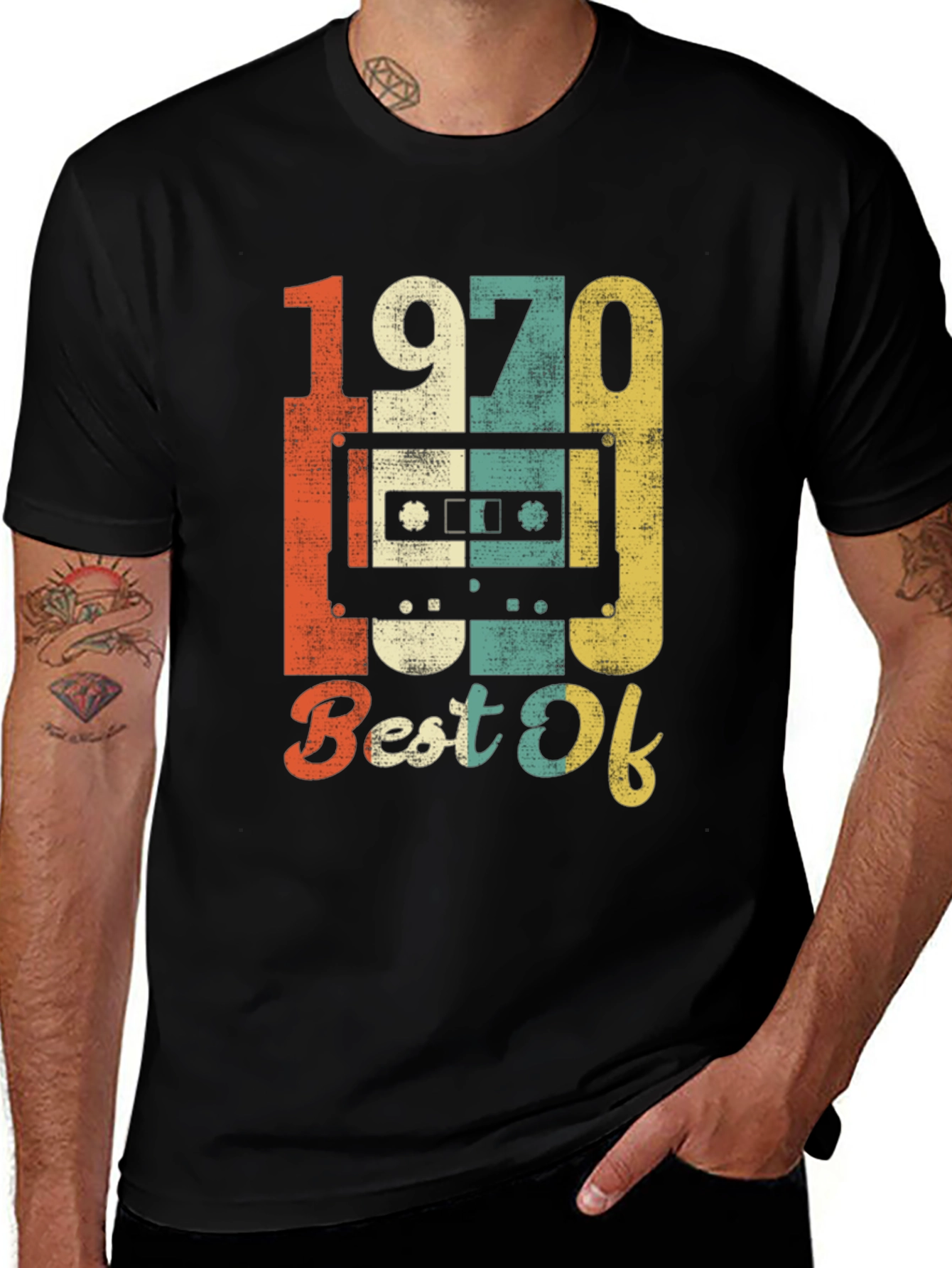 Variant 27 of Vintage 1970s Cassette Tape Graphic Tee