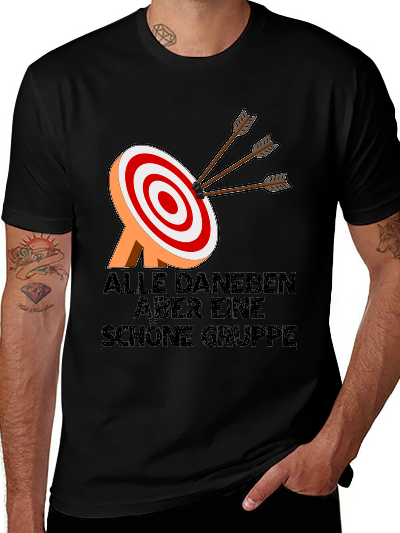 Variant 21 of Target Practice T-Shirt - Funny Group Shooting Tee