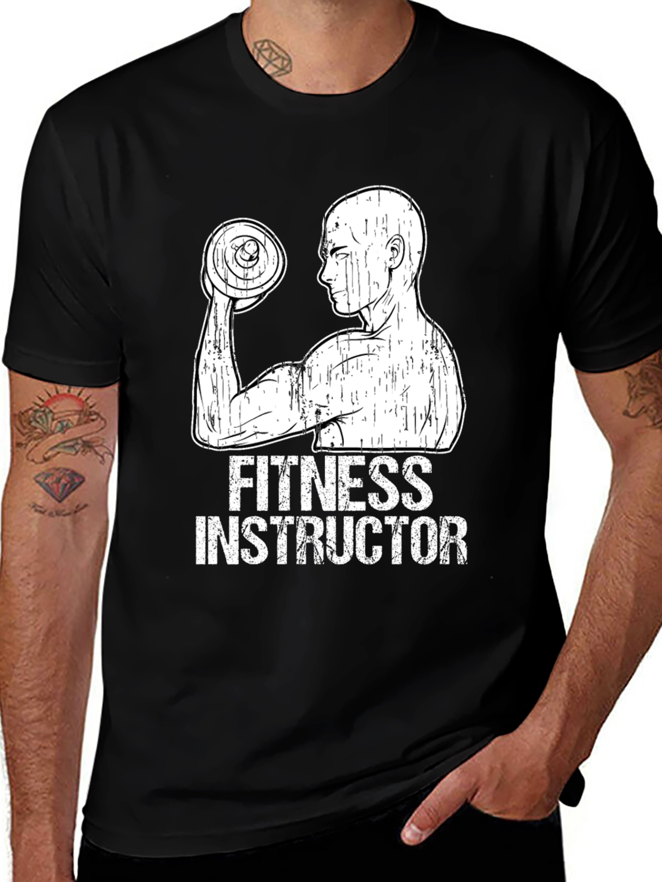 Variant 14 of Fitness Instructor Graphic Tee - Gym & Workout Apparel