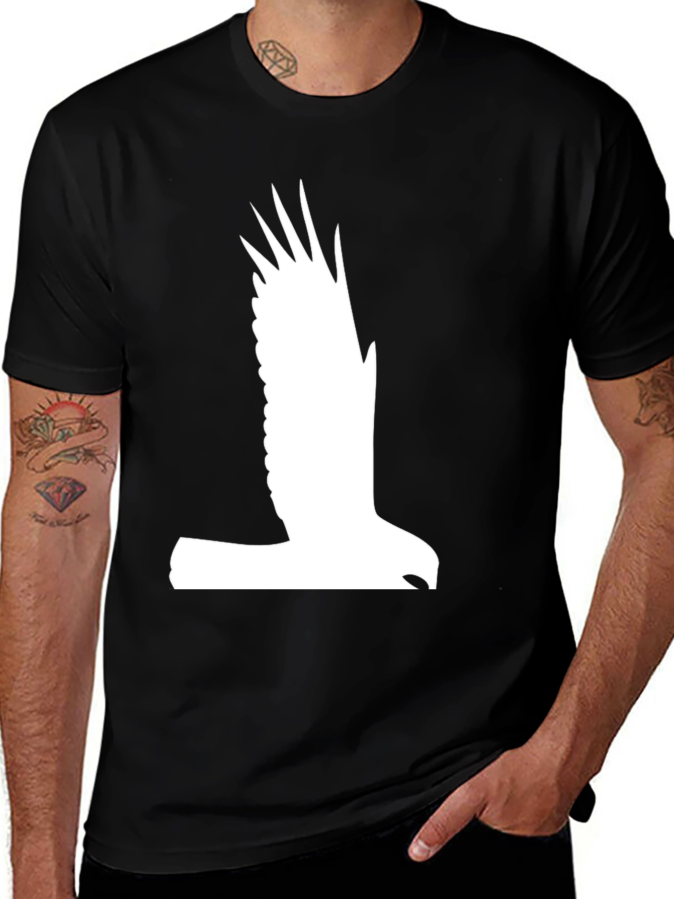 Variant 25 of Eagle Silhouette T-Shirt - Stylish Graphic Tee