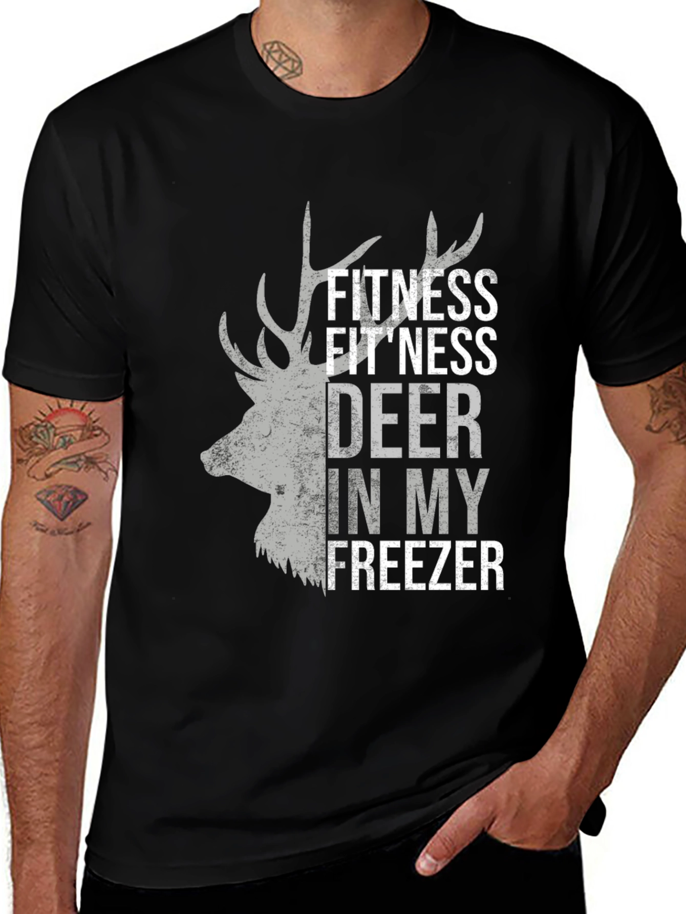 Variant 27 of Fitness Deer Freezer T-Shirt - Funny Hunting Tee