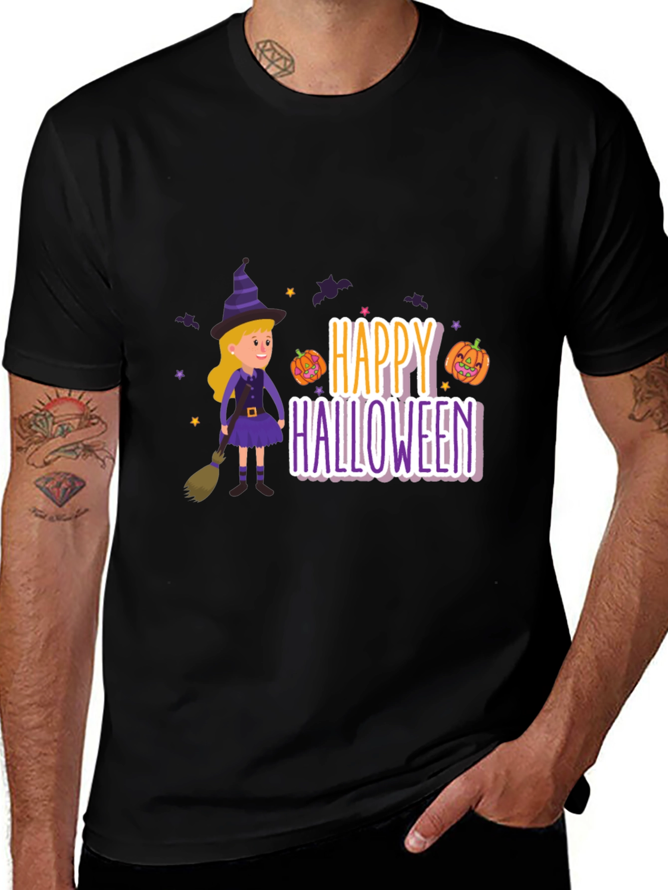 Variant 17 of Halloween Witch Graphic Tee