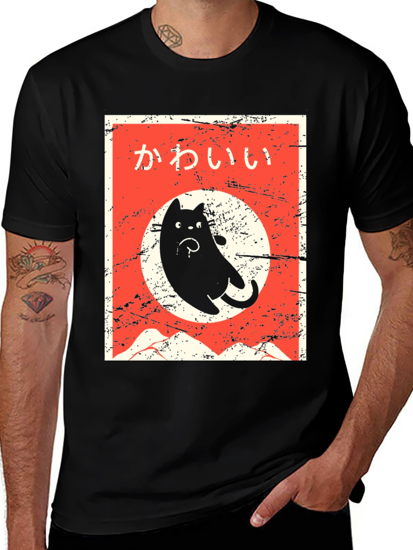 Variant 22 of Kawaii Cat T-Shirt: Cute Japanese Style