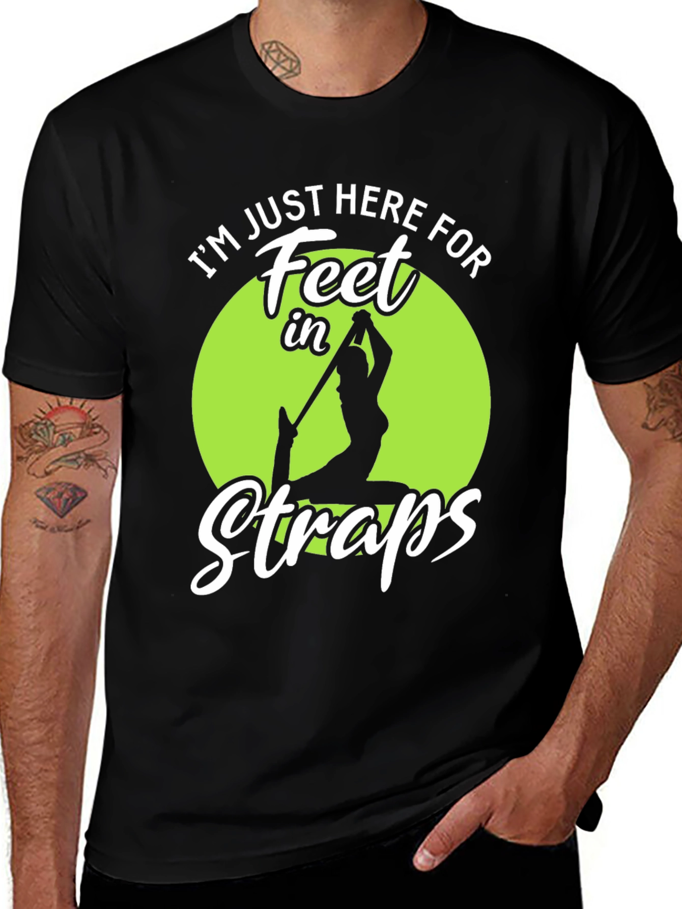 Variant 27 of Feet in Straps Graphic T-Shirt