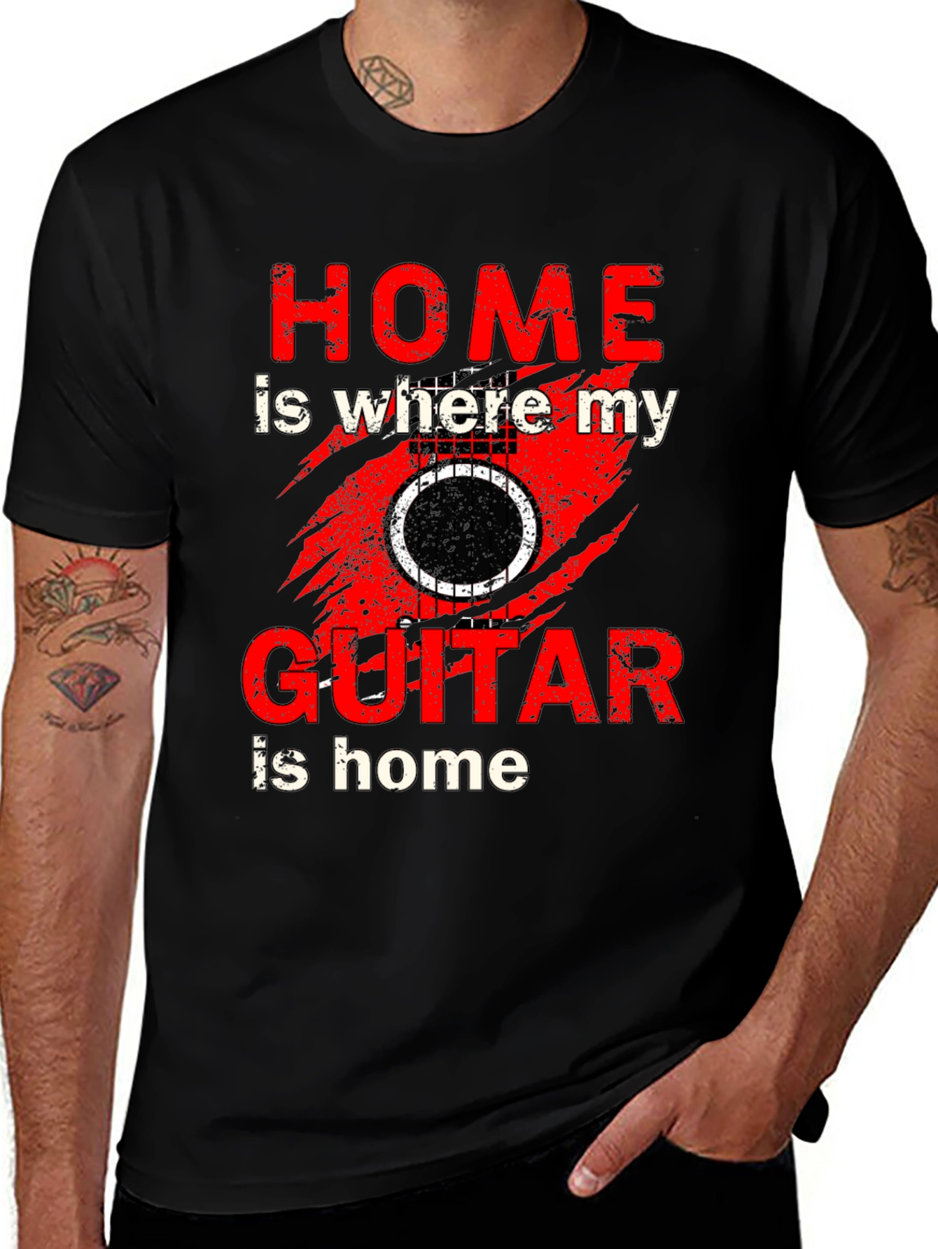 Variant 29 of Home is Where My Guitar Is T-Shirt