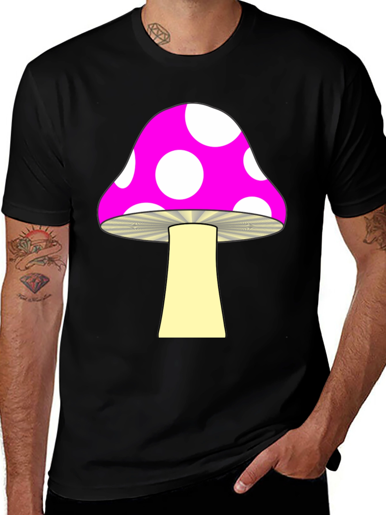 Mushroom Graphic Tee - Funky & Fun