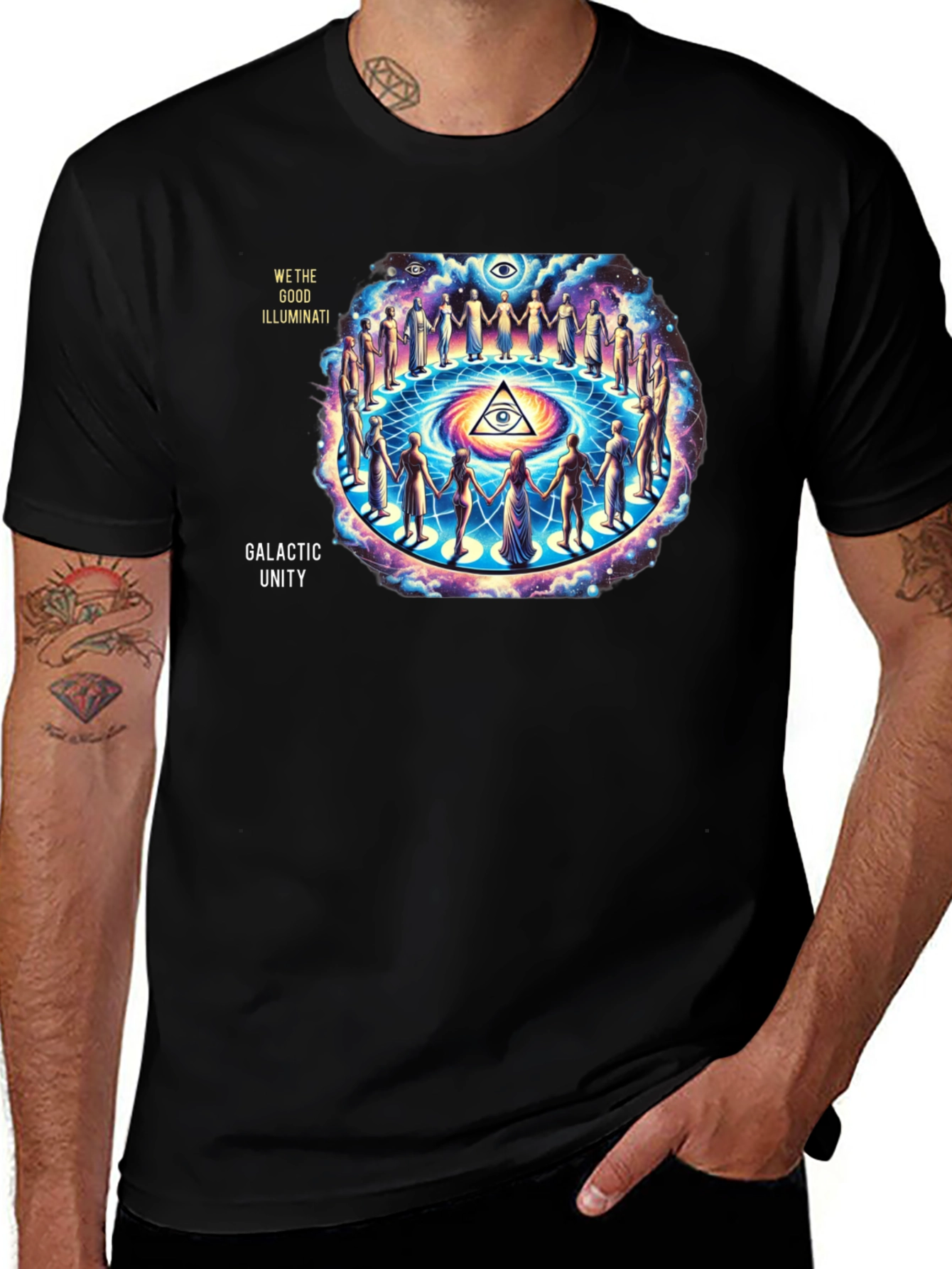 Variant 27 of Galactic Unity T-Shirt - Good Illuminati Design