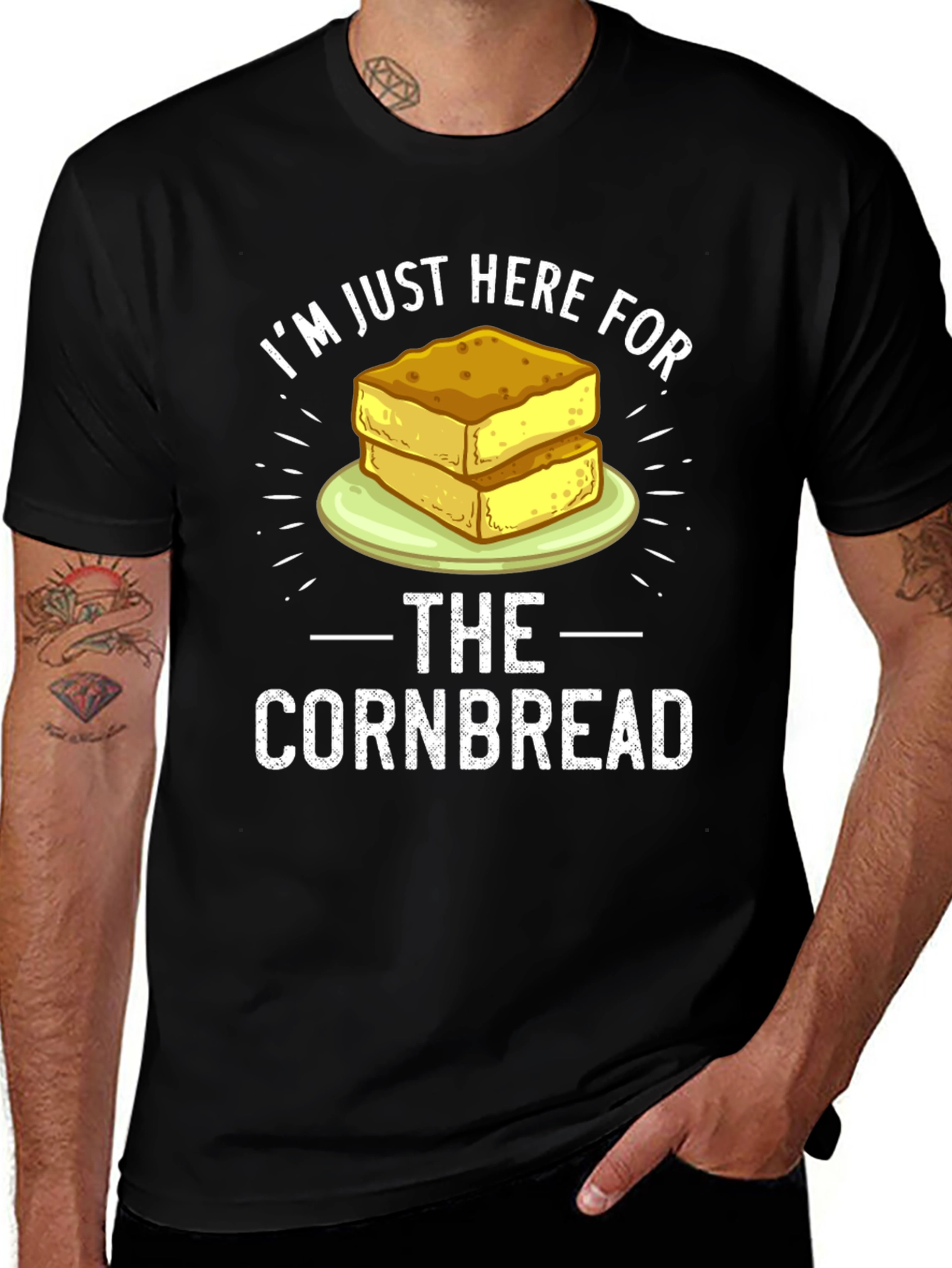 Variant 5 of I'm Just Here For The Cornbread T-Shirt
