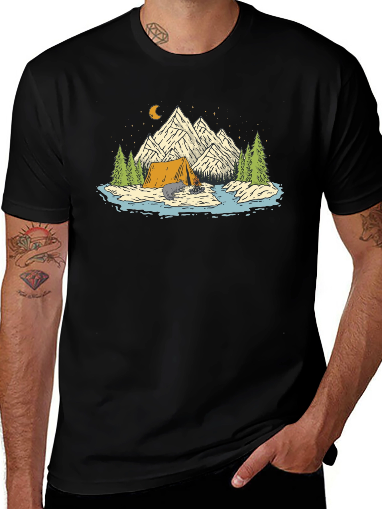 Camping Adventure Graphic Tee