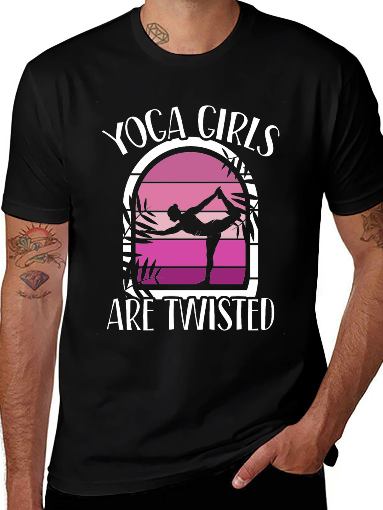 Variant 9 of Yoga Girls Are Twisted Graphic Tee