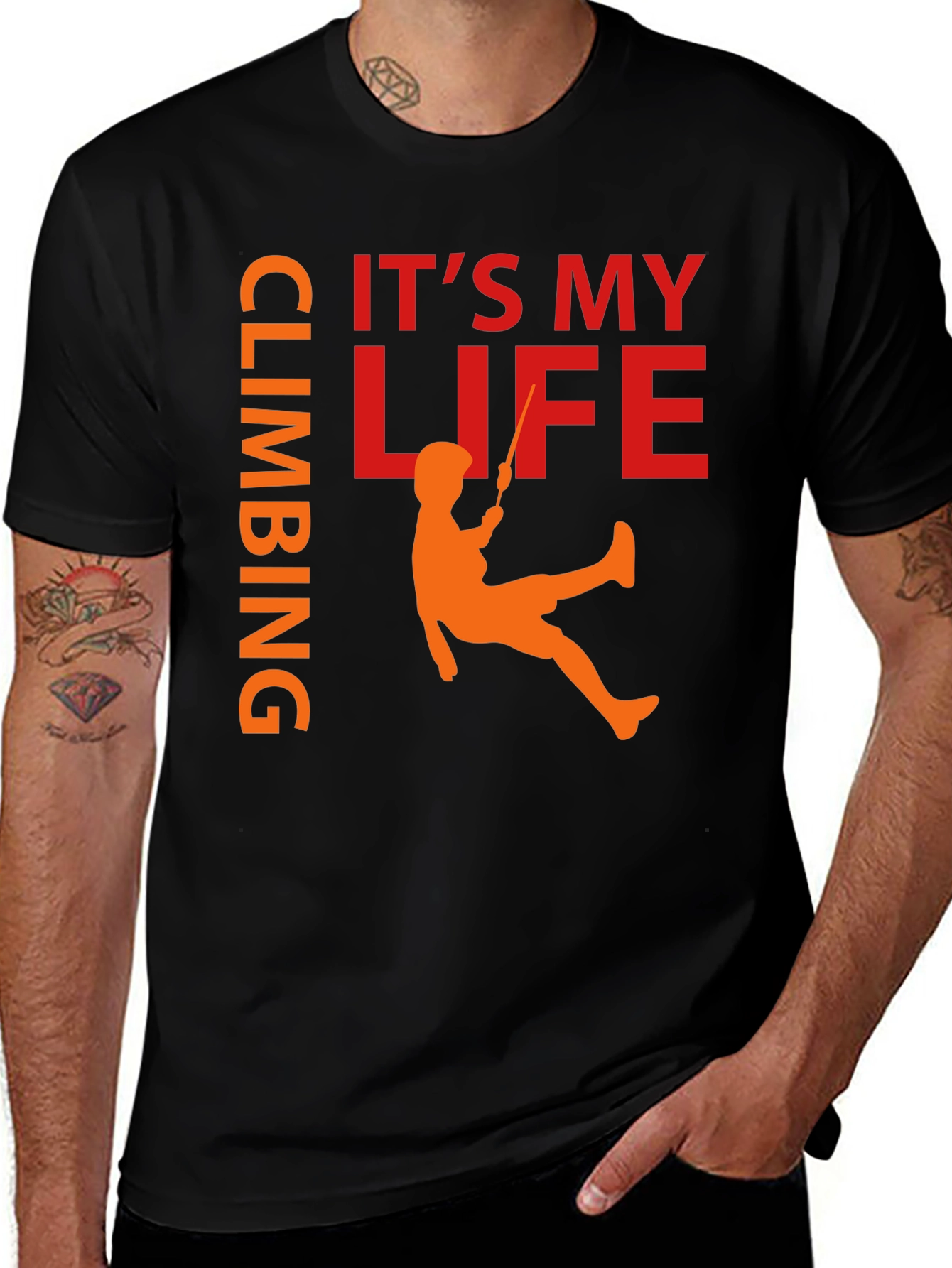 Variant 18 of Climbing Is My Life T-Shirt