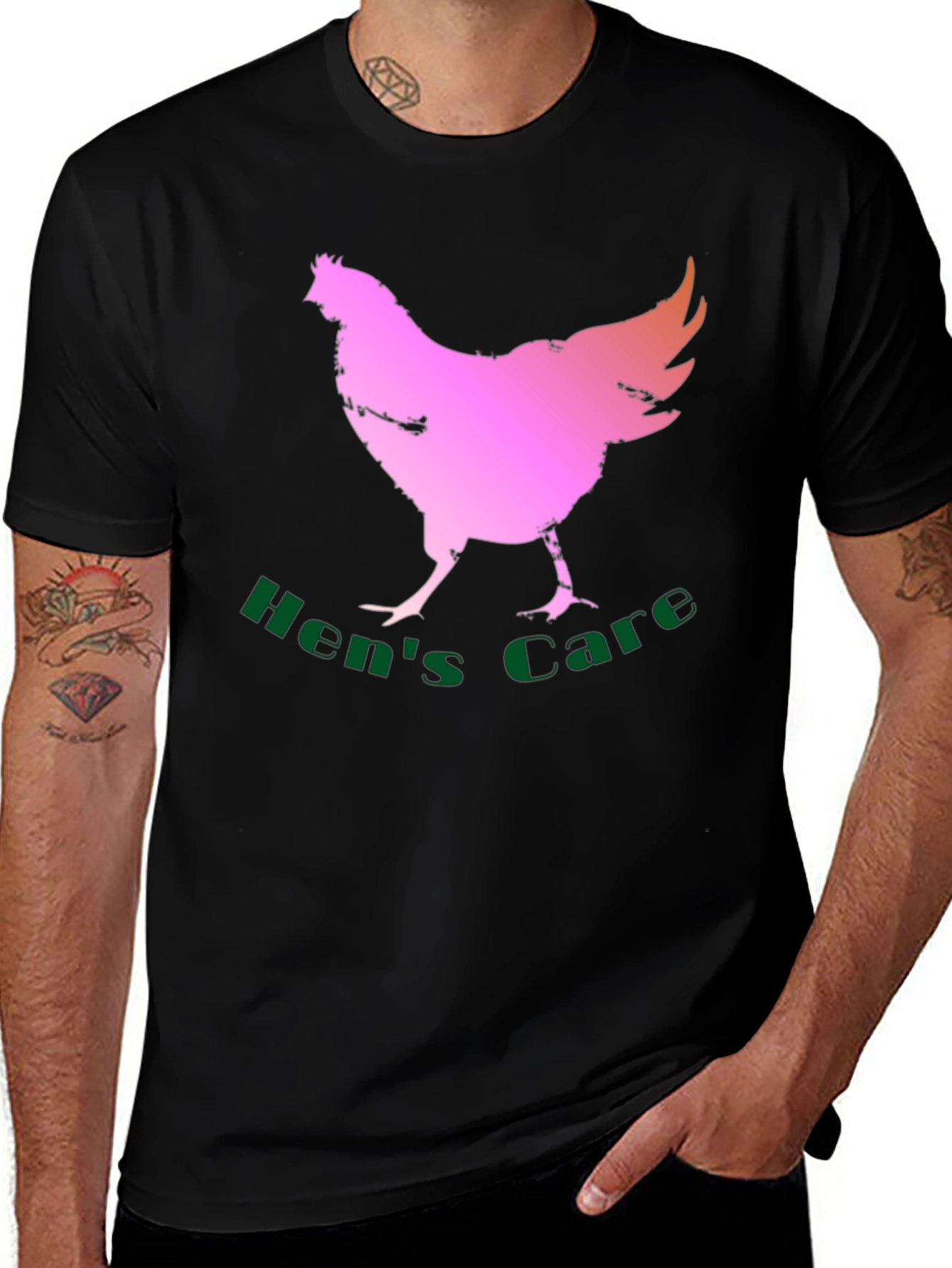 Hen's Care Graphic T-Shirt