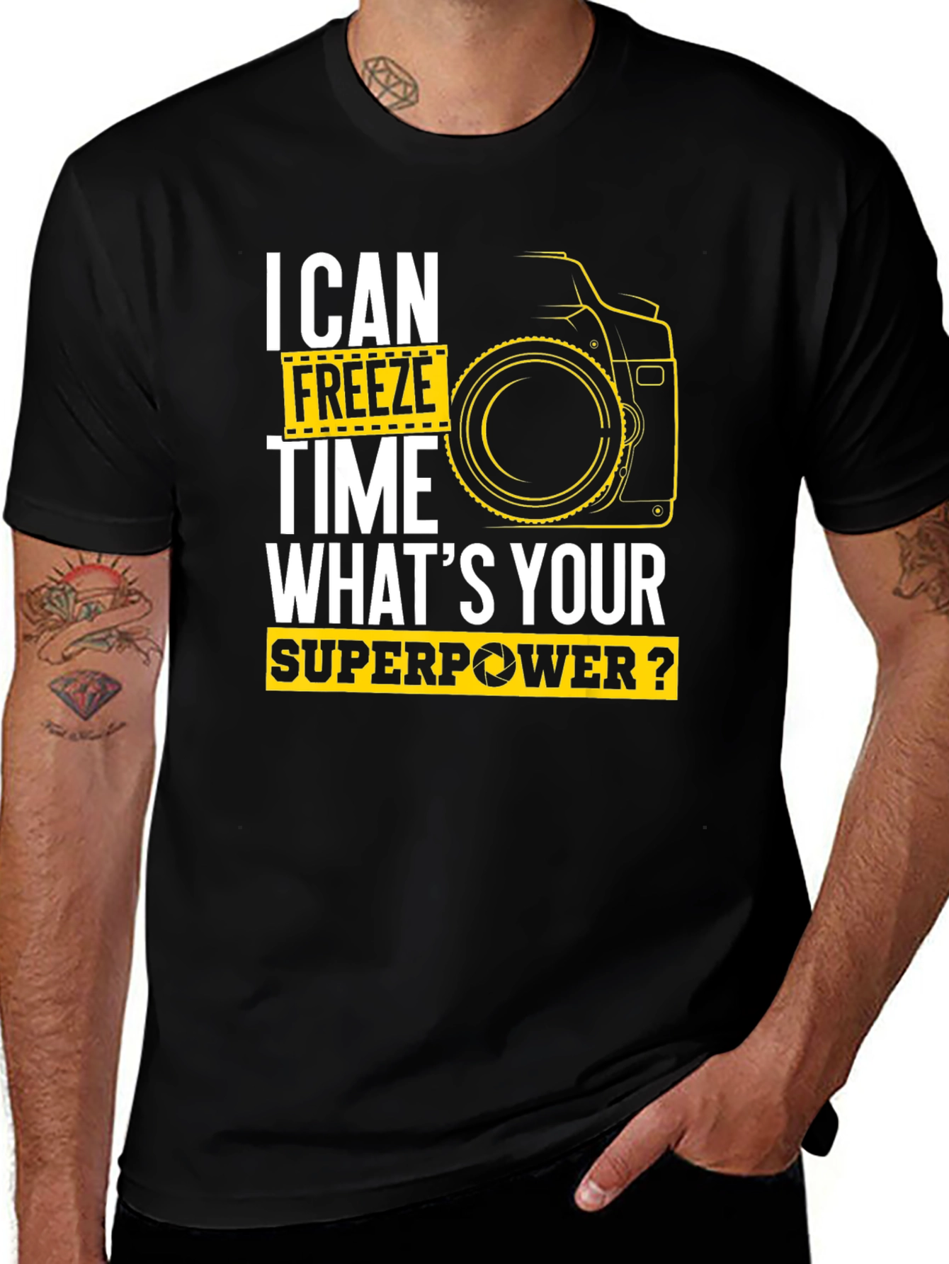 Freeze Time Photographer T-Shirt