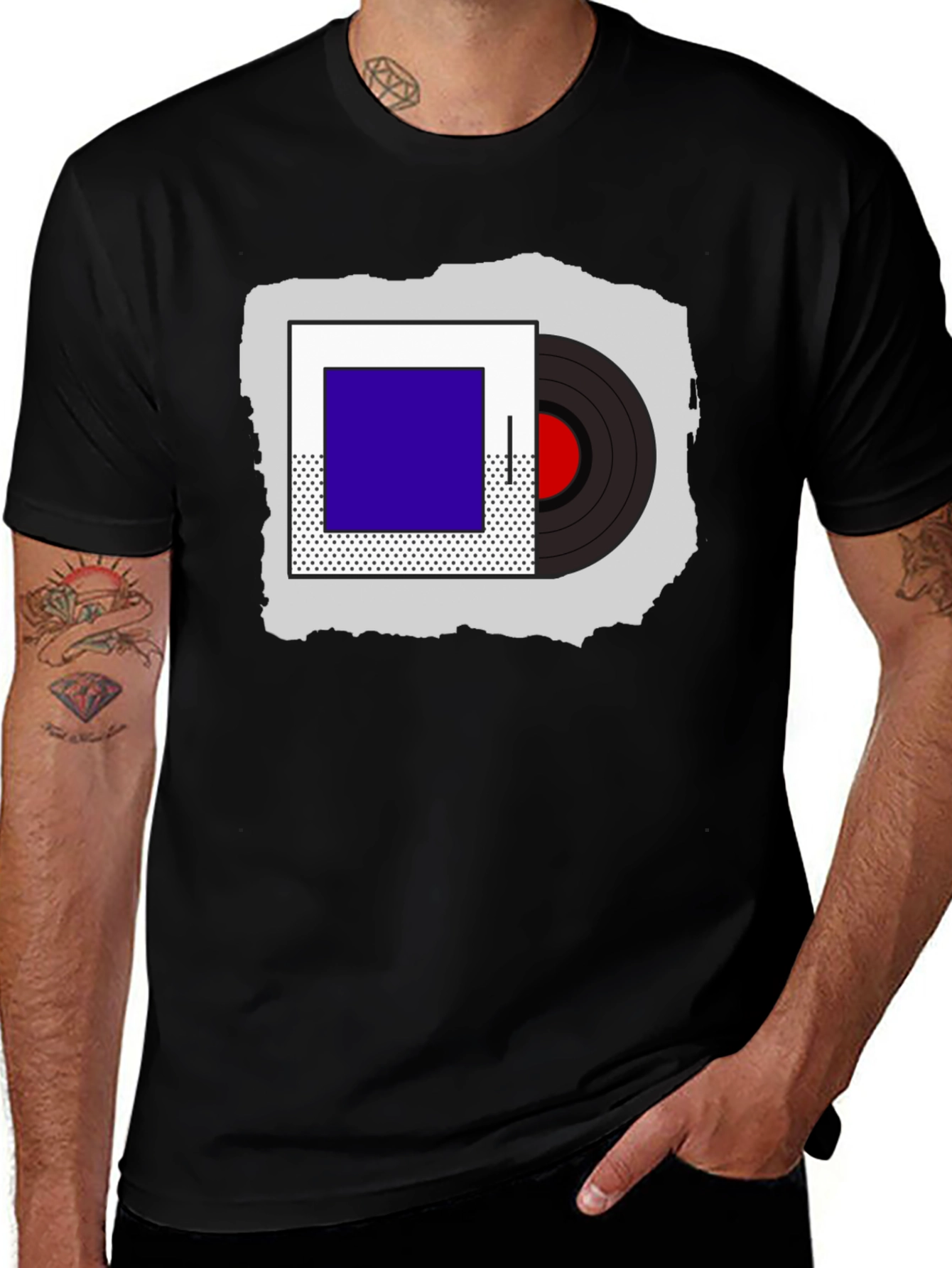 Variant 21 of Retro Vinyl Record Graphic Tee - Cool Music Lover Shirt