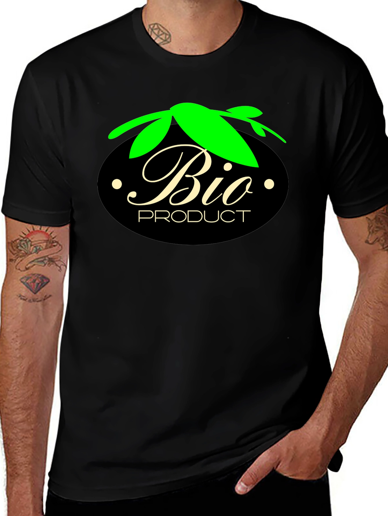 Black Bio Product Black T-Shirt - Eco-Friendly Style main image