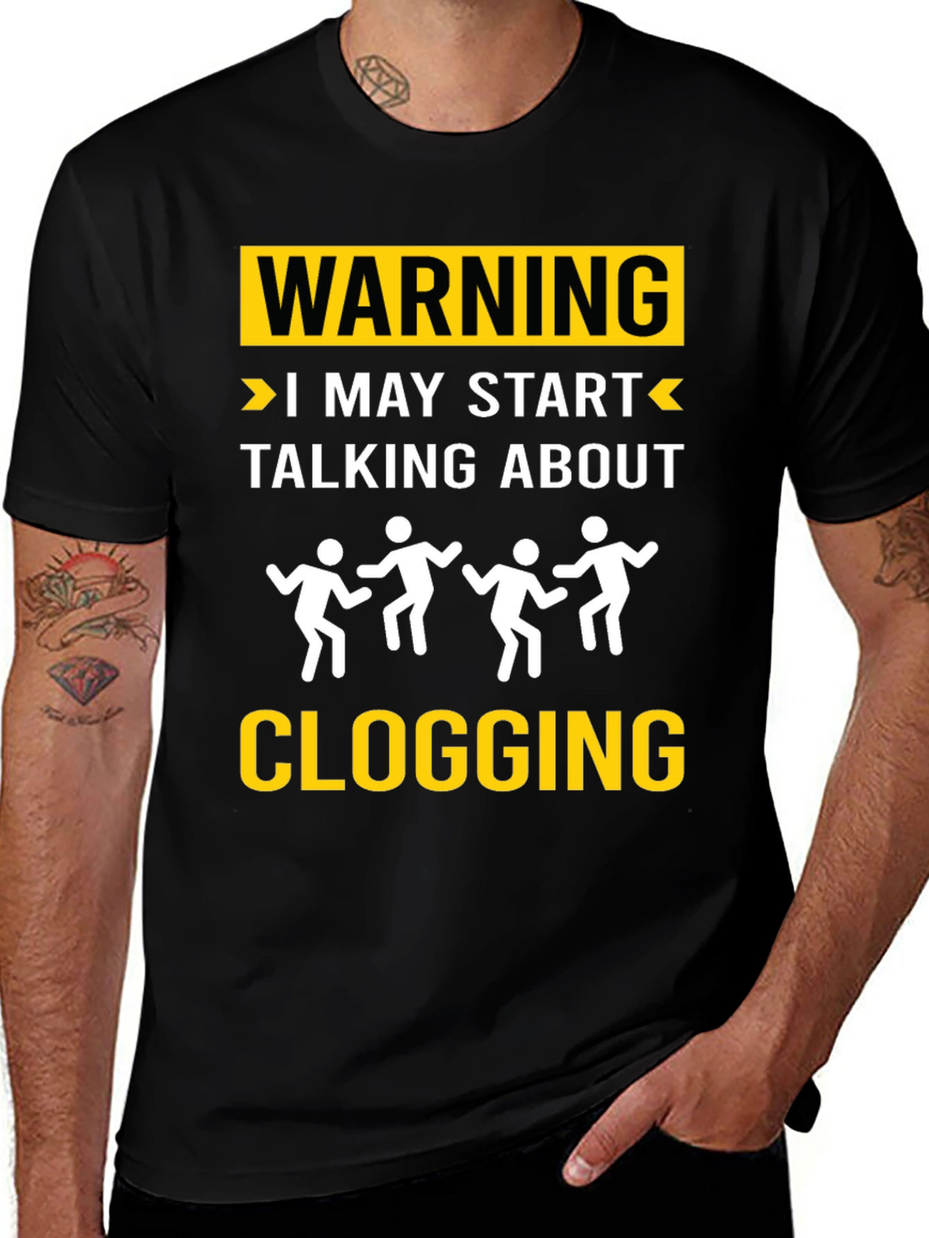 Variant 18 of Warning Clogging T-Shirt