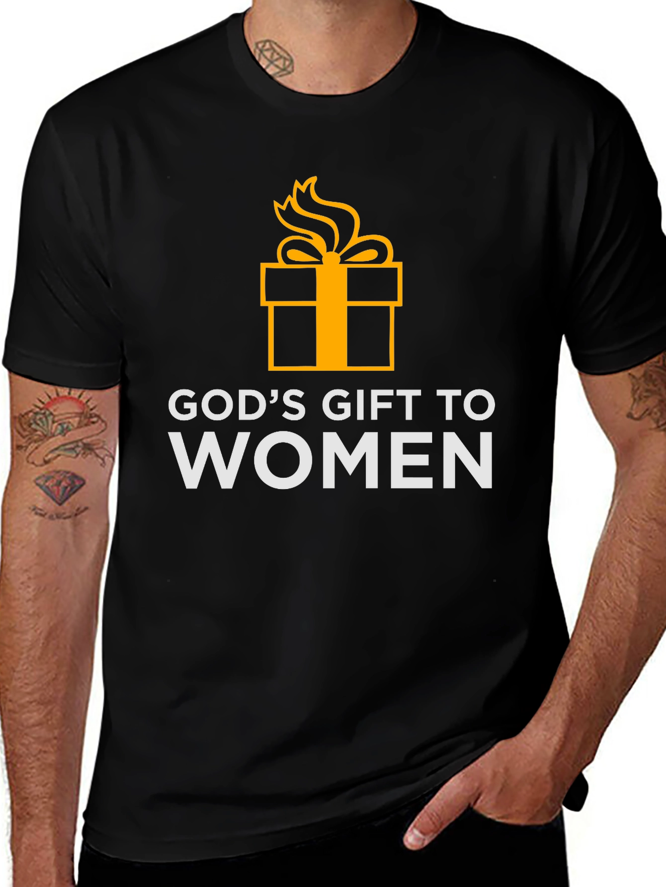 Variant 9 of God's Gift to Women T-Shirt - Novelty Graphic Tee