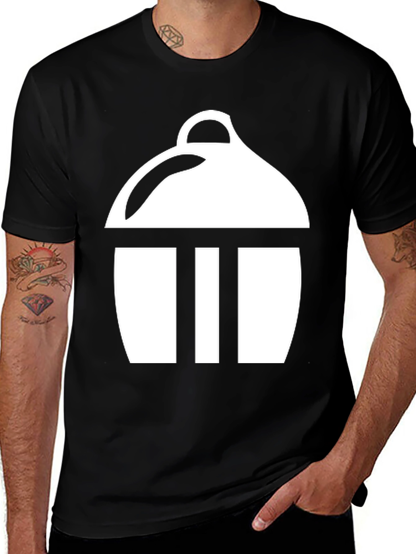 Variant 25 of Geometric Graphic Tee - Modern Minimalist Design