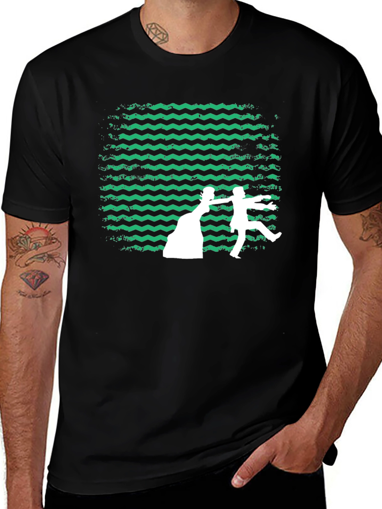 Twin Peaks Inspired T-Shirt - Black Lodge Dance