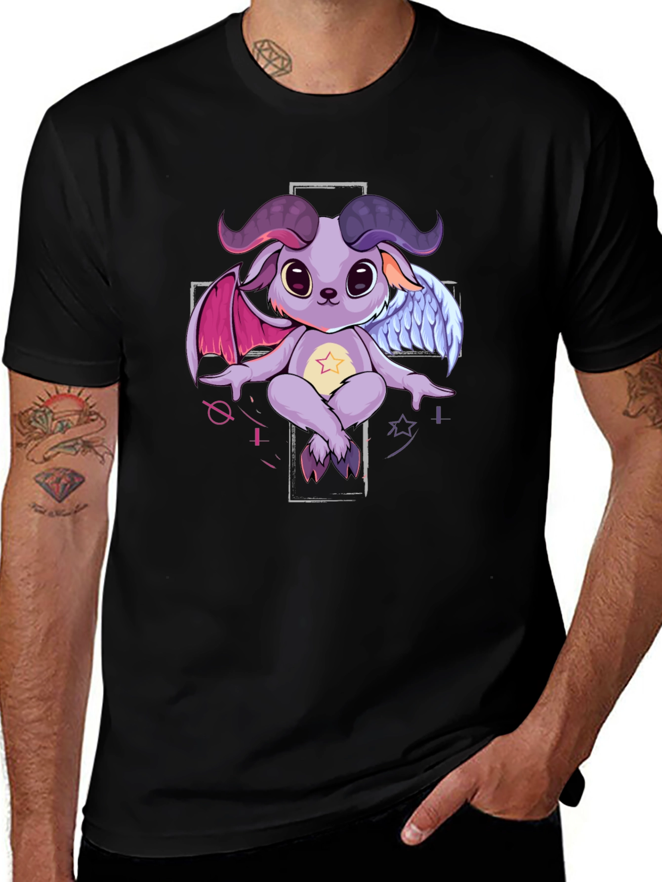 Variant 12 of Cute Devil Angel T-Shirt
