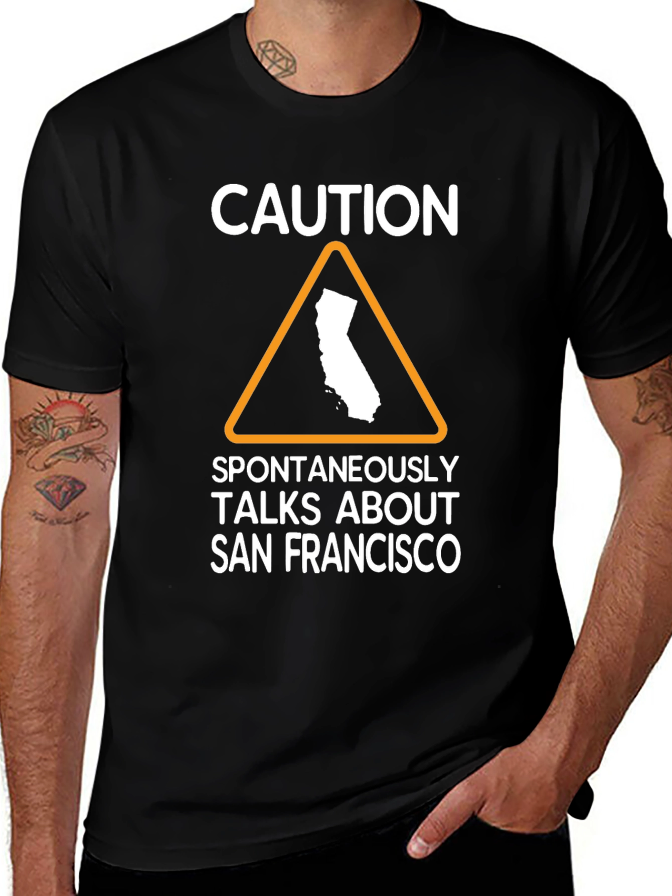 Variant 9 of Caution San Francisco T-Shirt