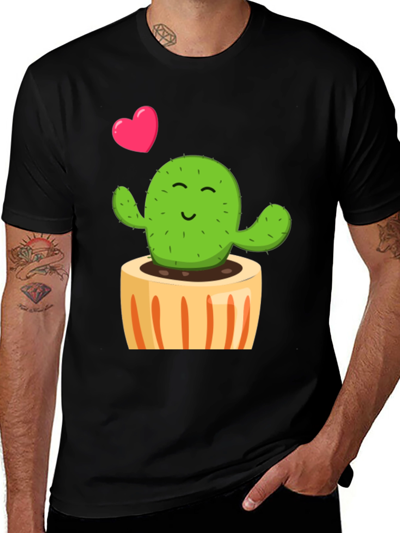 Variant 15 of Cute Cactus in Pot Graphic Tee