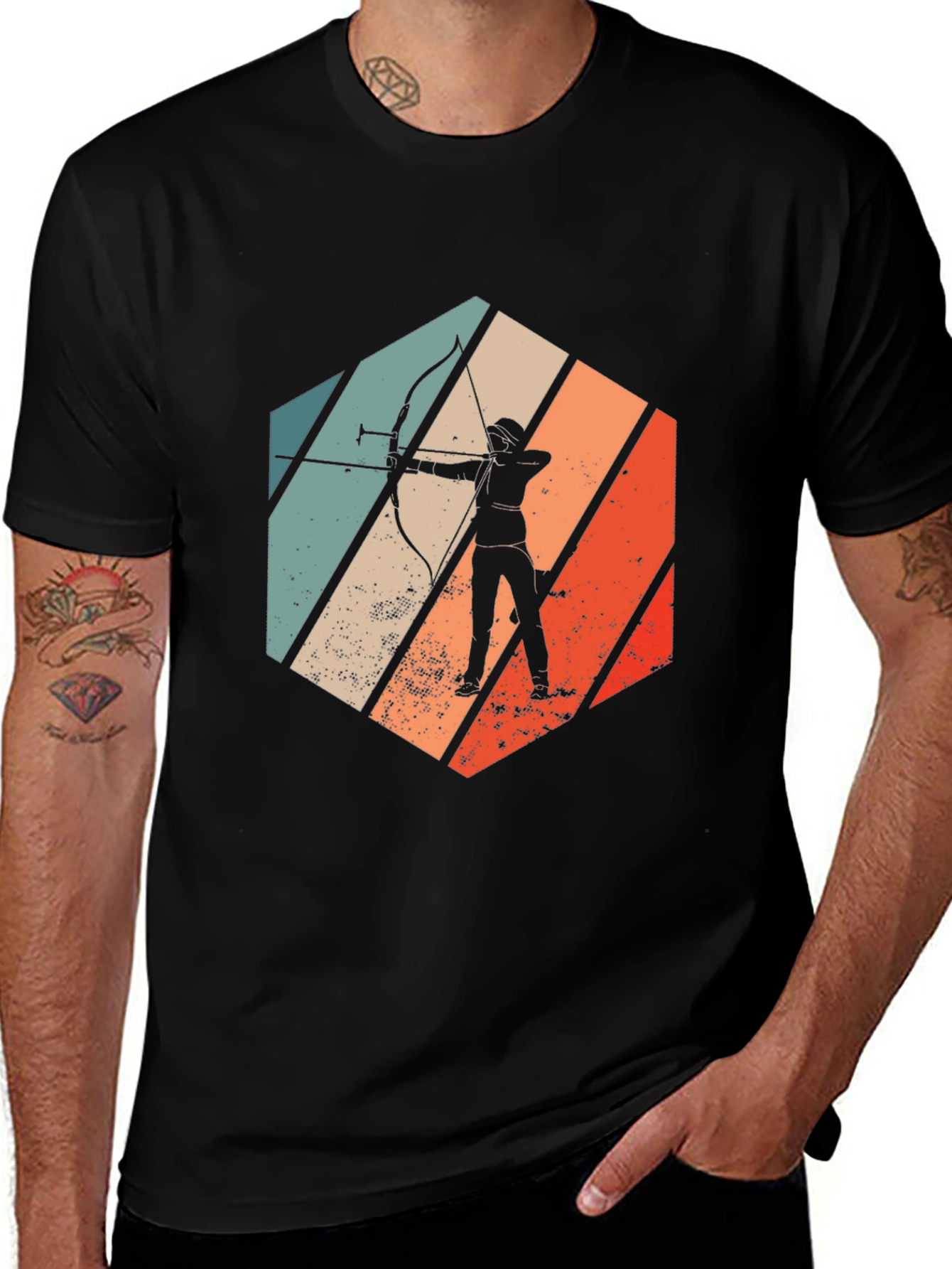 Variant 11 of Archery Silhouette Graphic Tee