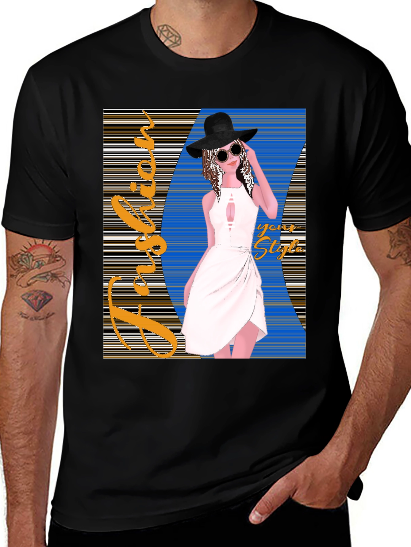 Variant 29 of Stylish Graphic Tee - Fashion Icon Design