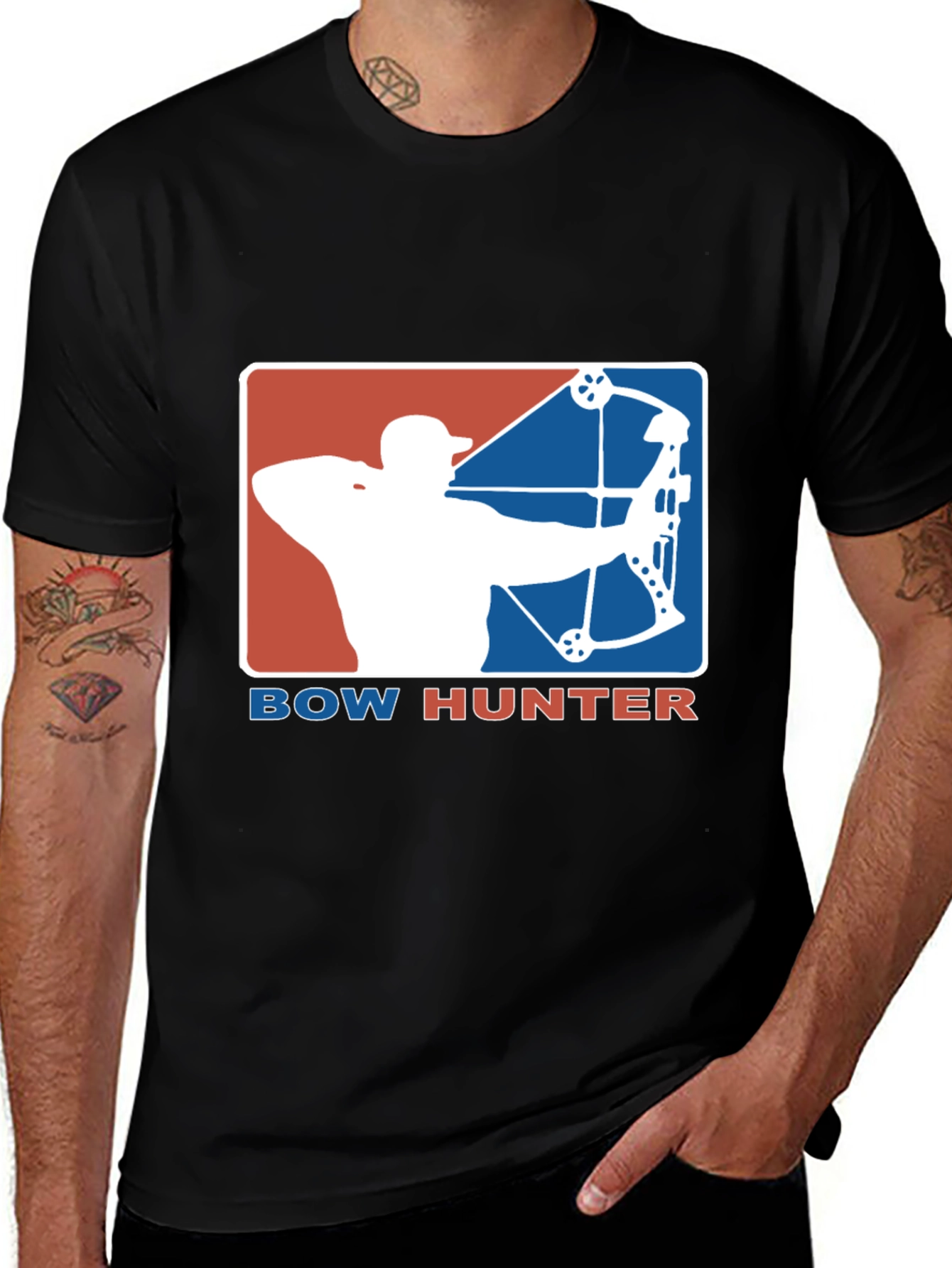 Bow Hunter Graphic Tee - Archery Lover Gift