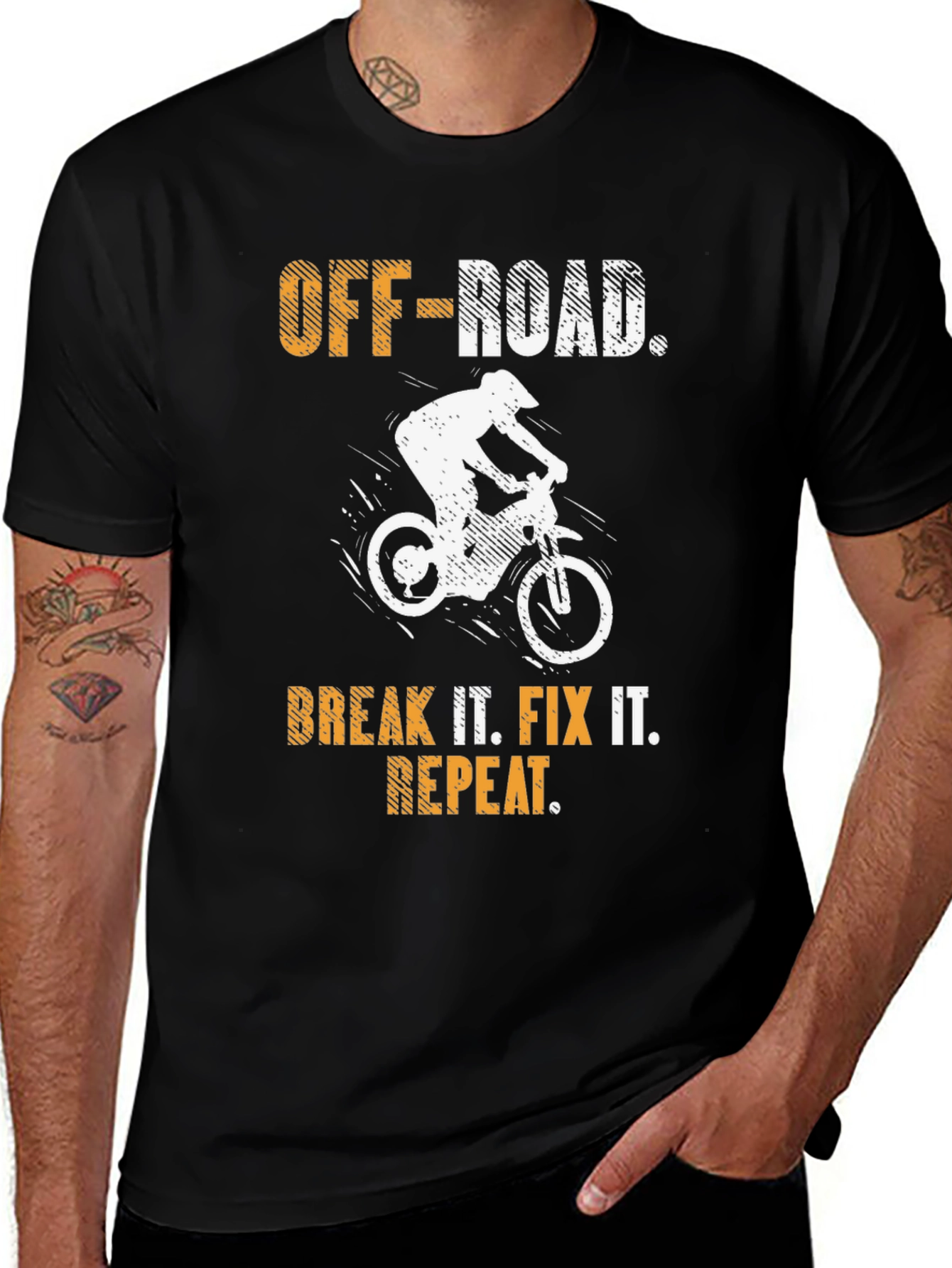 Variant 21 of Off-Road Break Fix Repeat T-Shirt