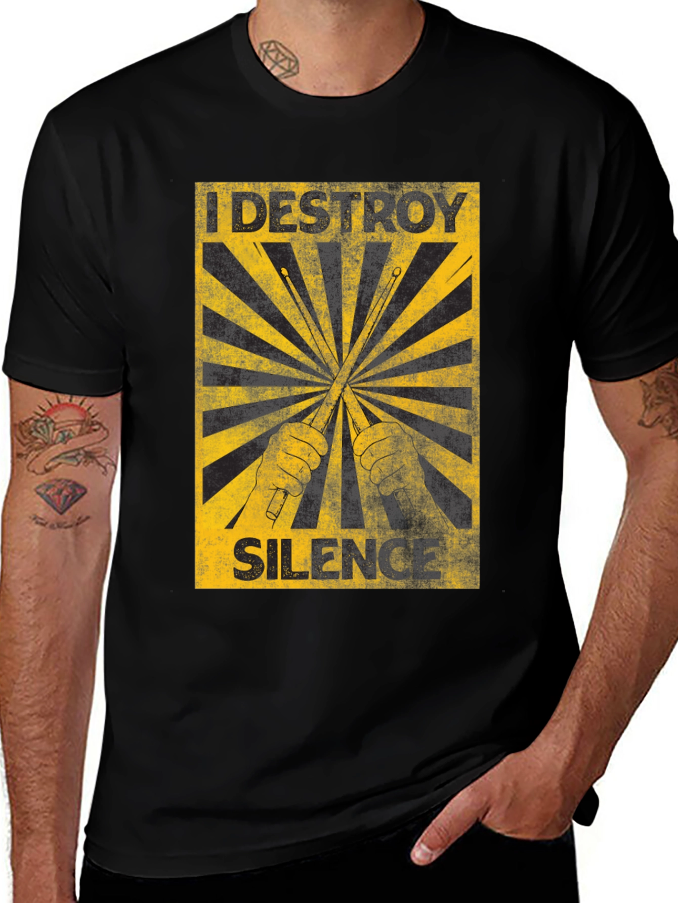 Variant 12 of I Destroy Silence T-Shirt