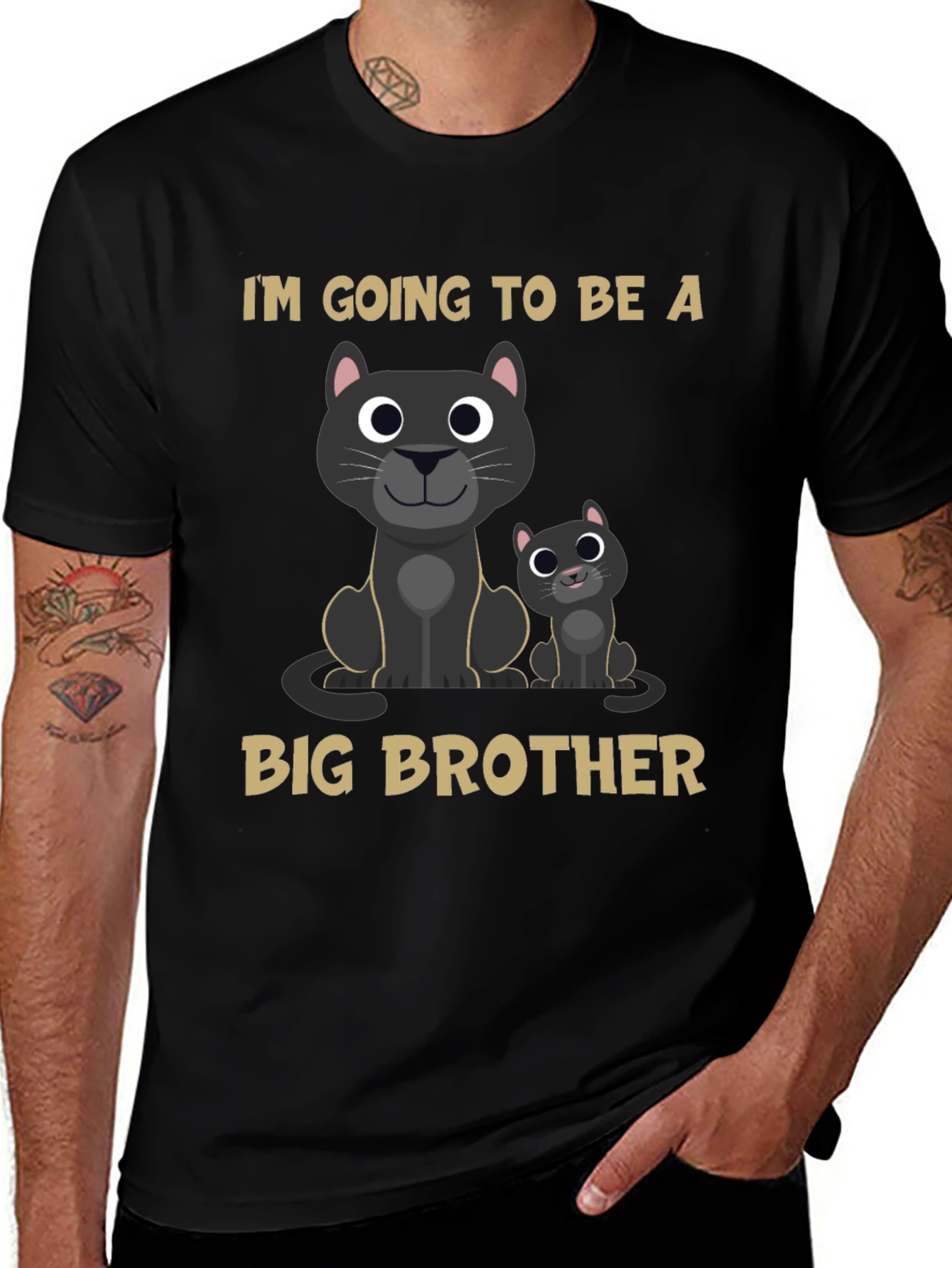 Big Brother T-Shirt - Cat Theme