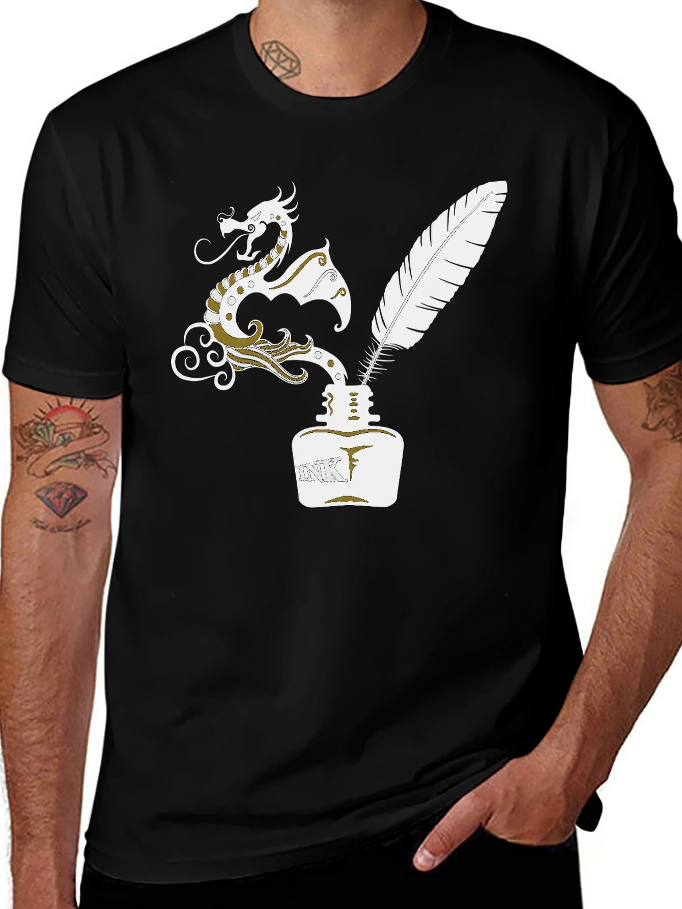 Variant 27 of Dragon Inkwell T-Shirt