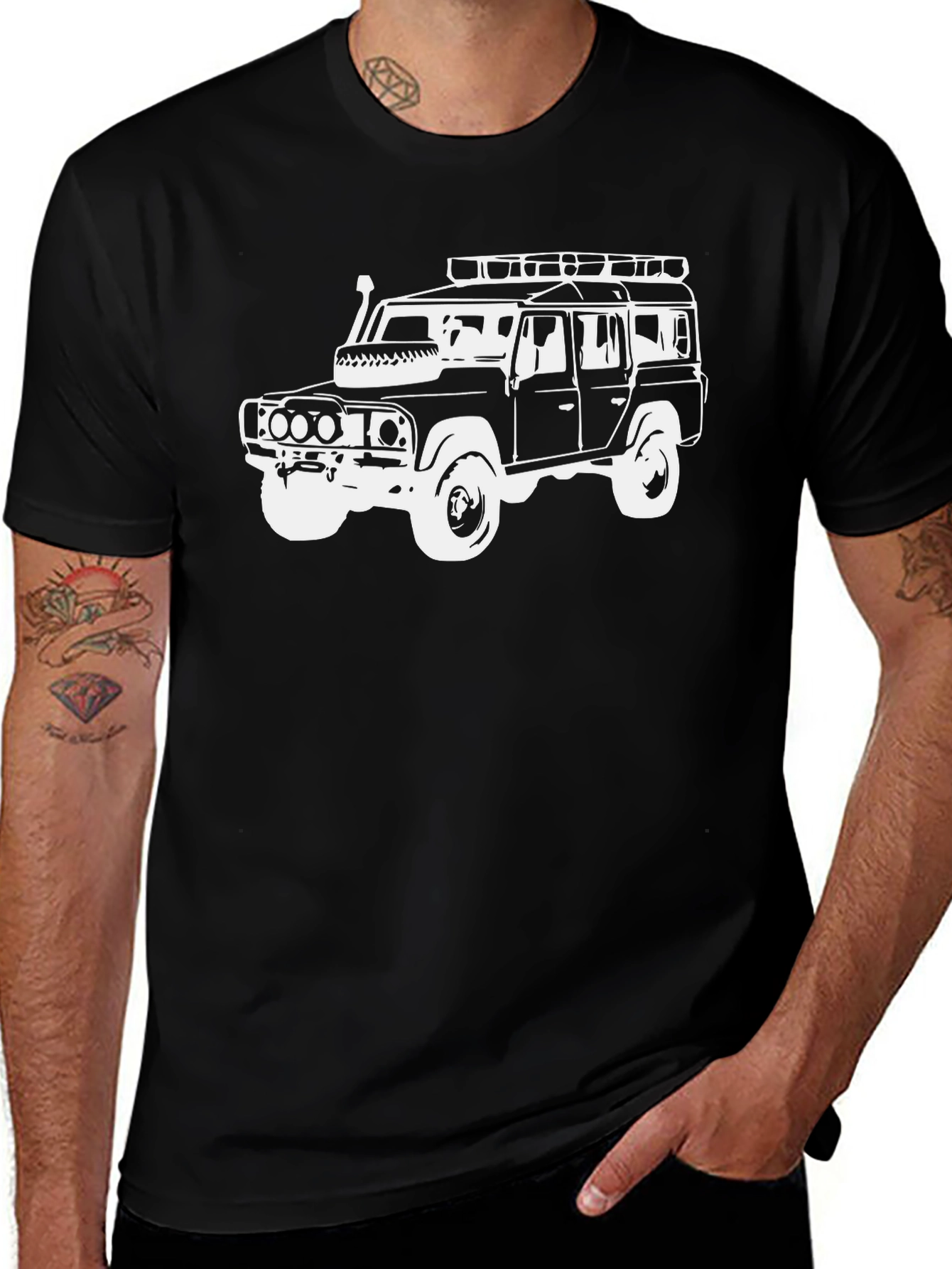 Land Rover Defender Black T-Shirt